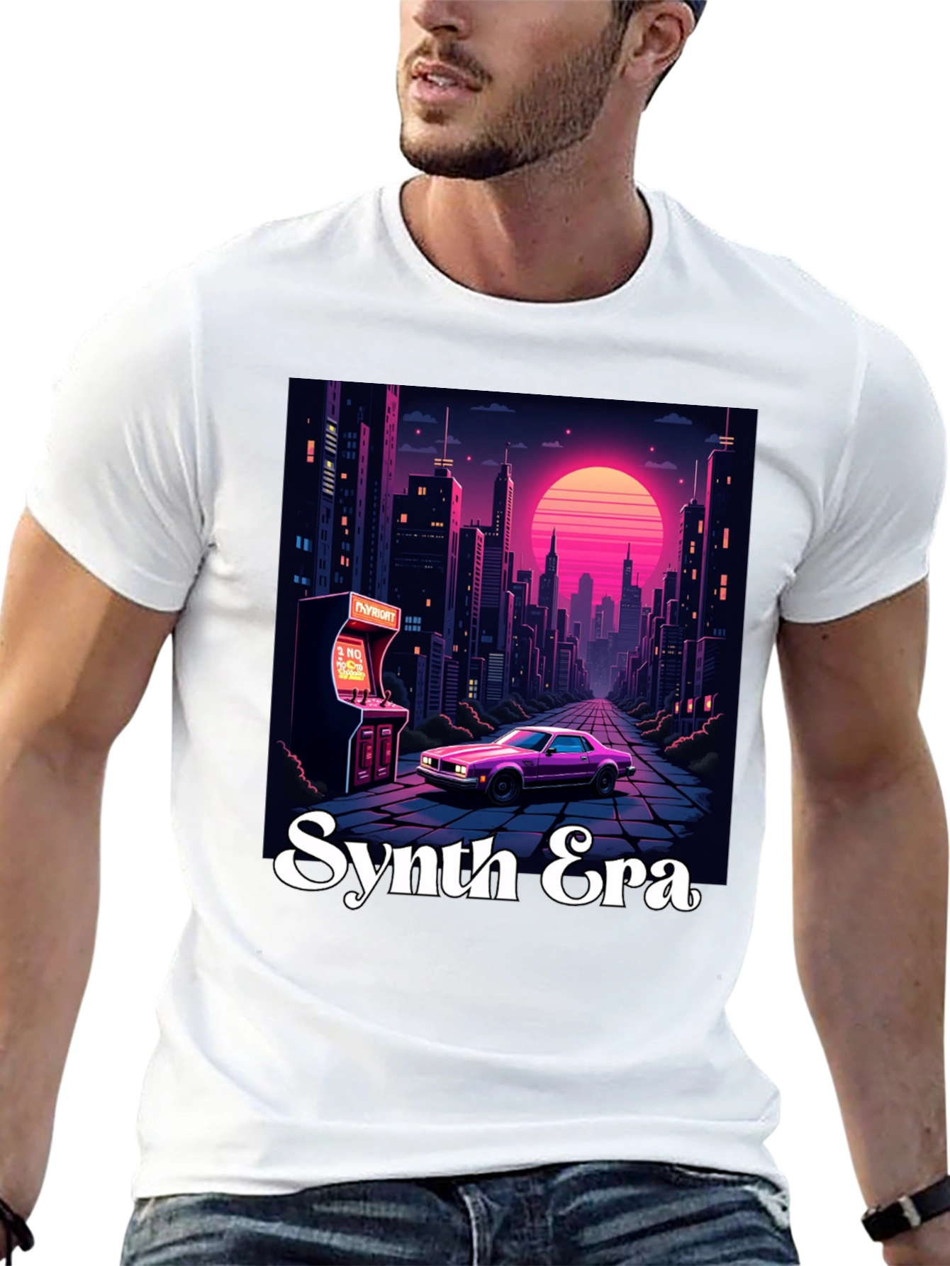 Synth Era T-Shirt: Retro 80s Style