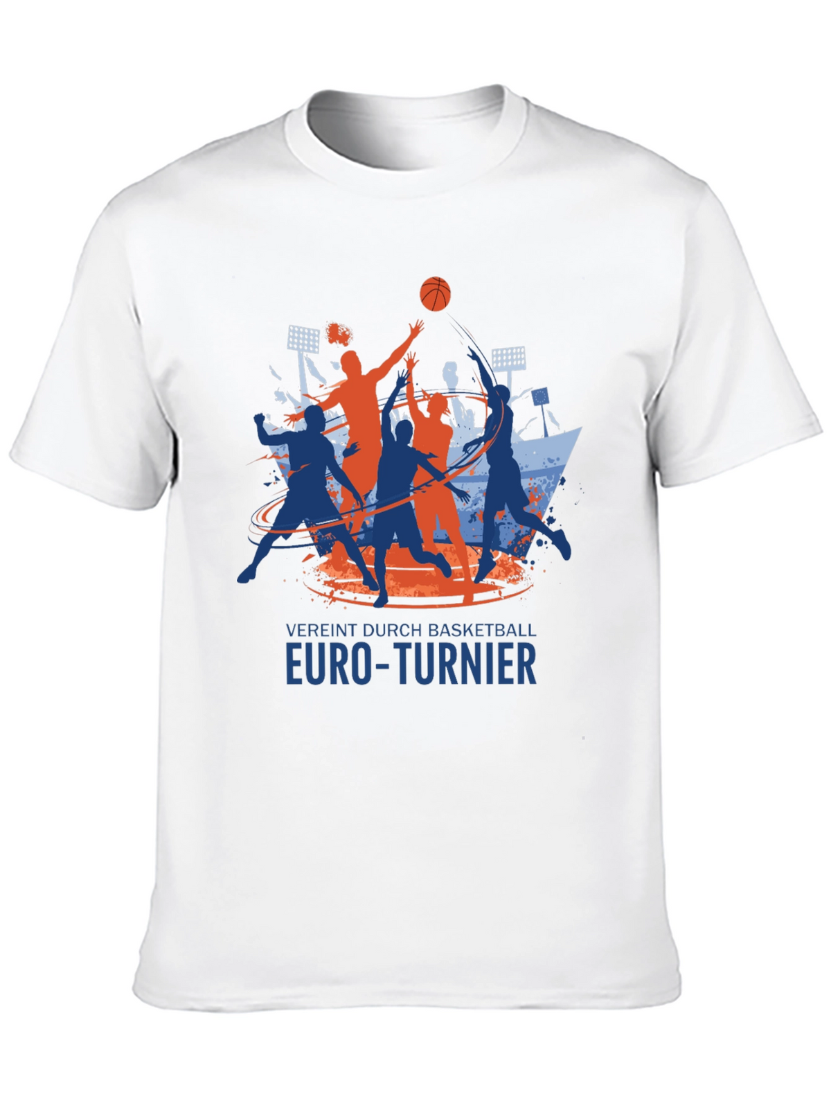 Basketball Euro-Turnier Black T-Shirt