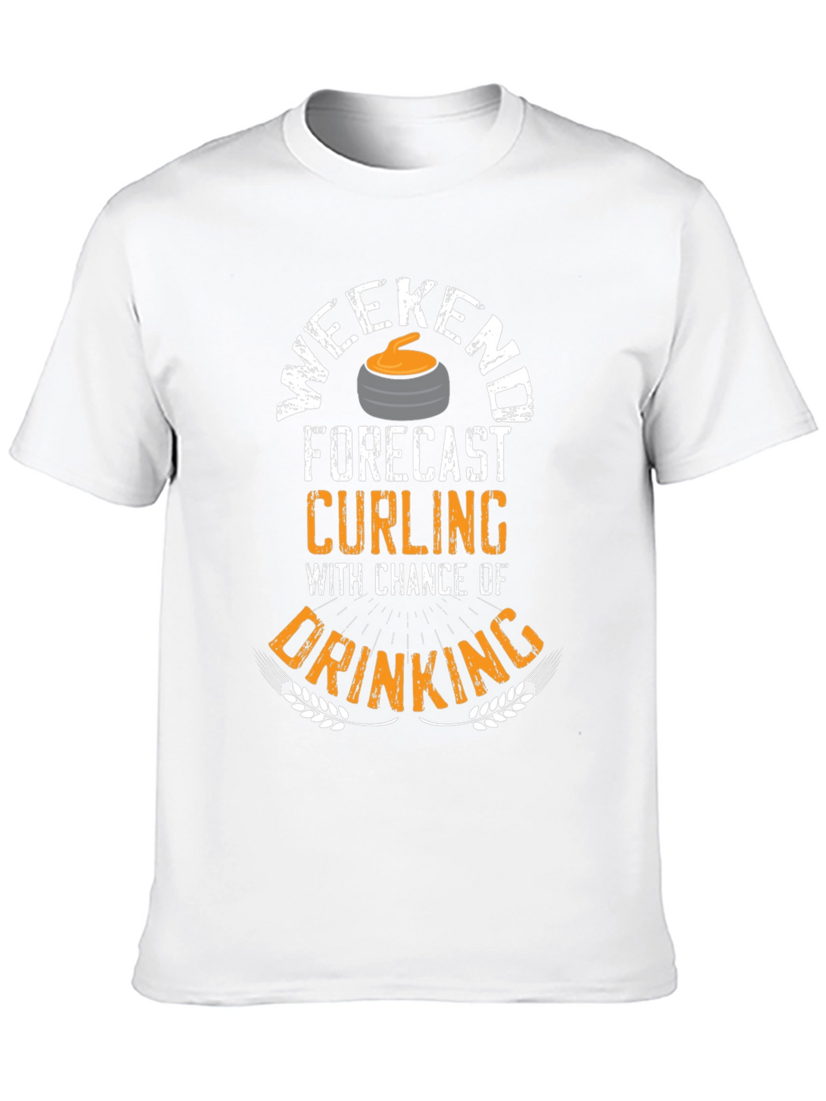 Weekend Curling & Drinking Graphic T-Shirt