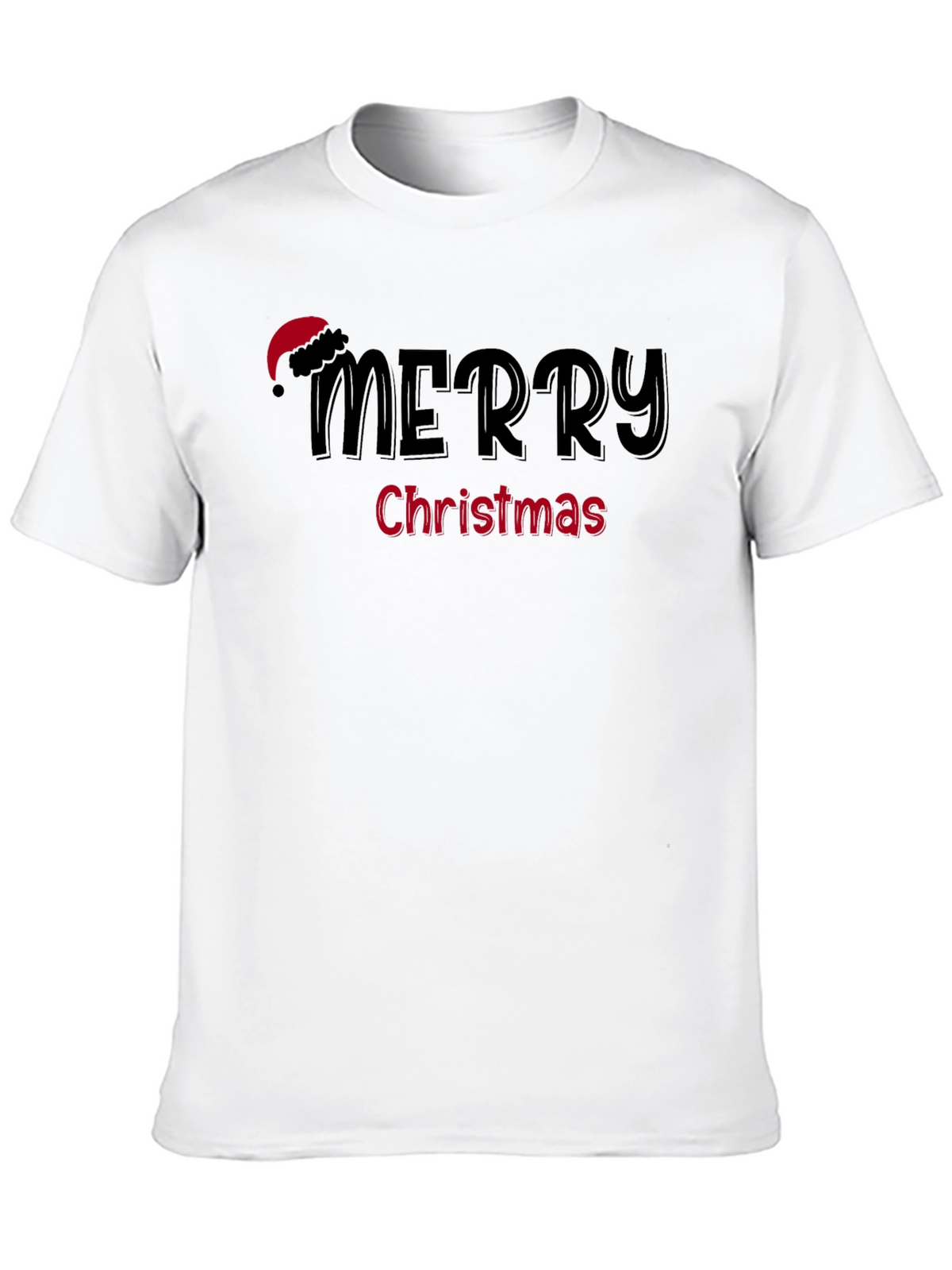 Merry Christmas Graphic Tee - Holiday Festive T-Shirt