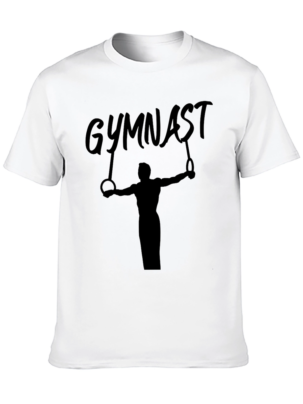 Gymnast Rings Graphic Tee - Black