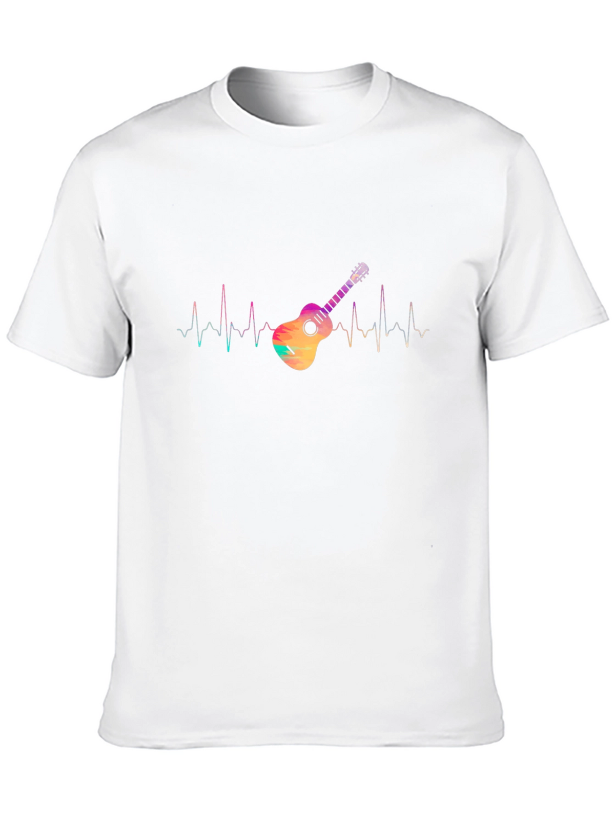 Guitar Heartbeat Graphic Tee
