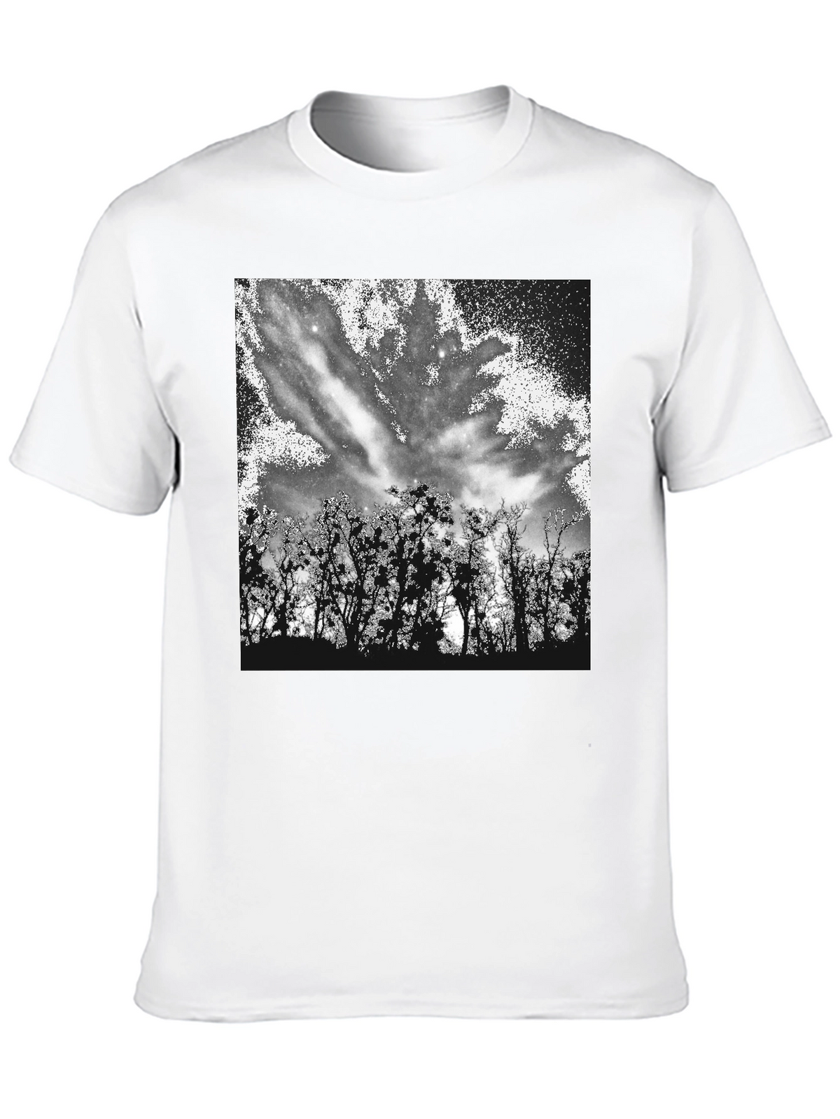 Nature Sky Black T-Shirt