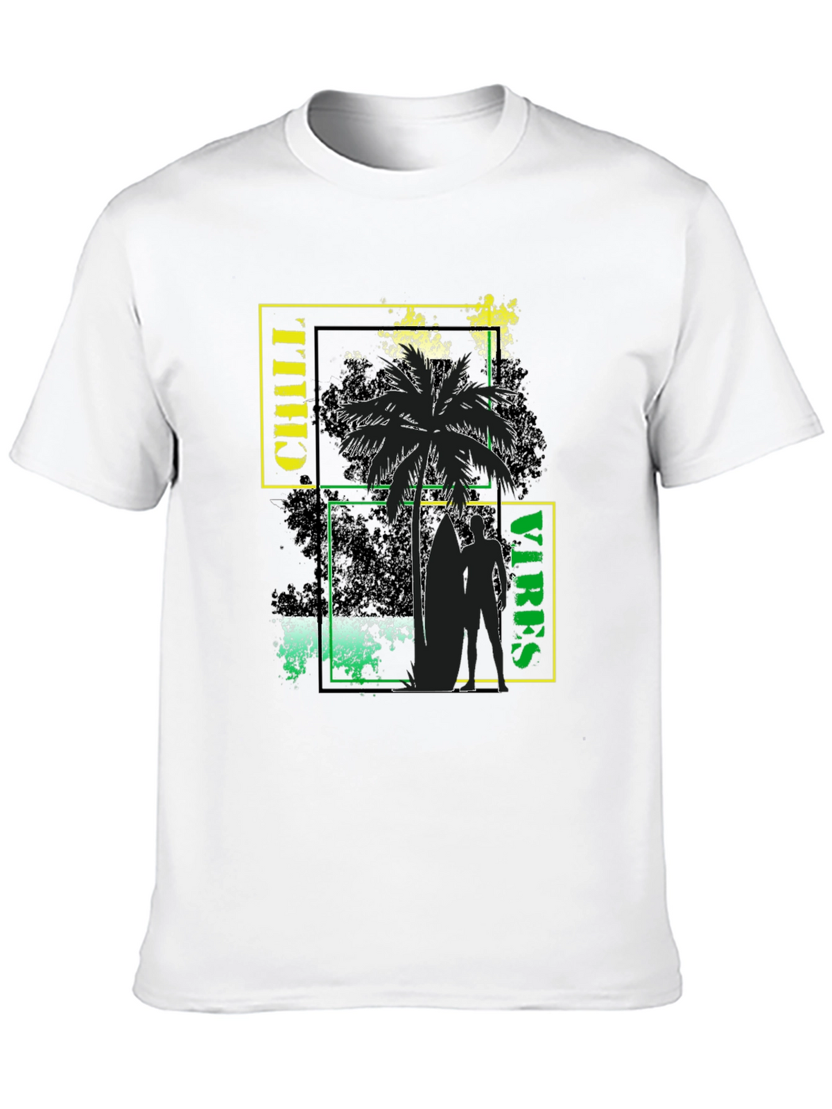 Chill Vibes Graphic Print T-Shirt - Casual Comfort