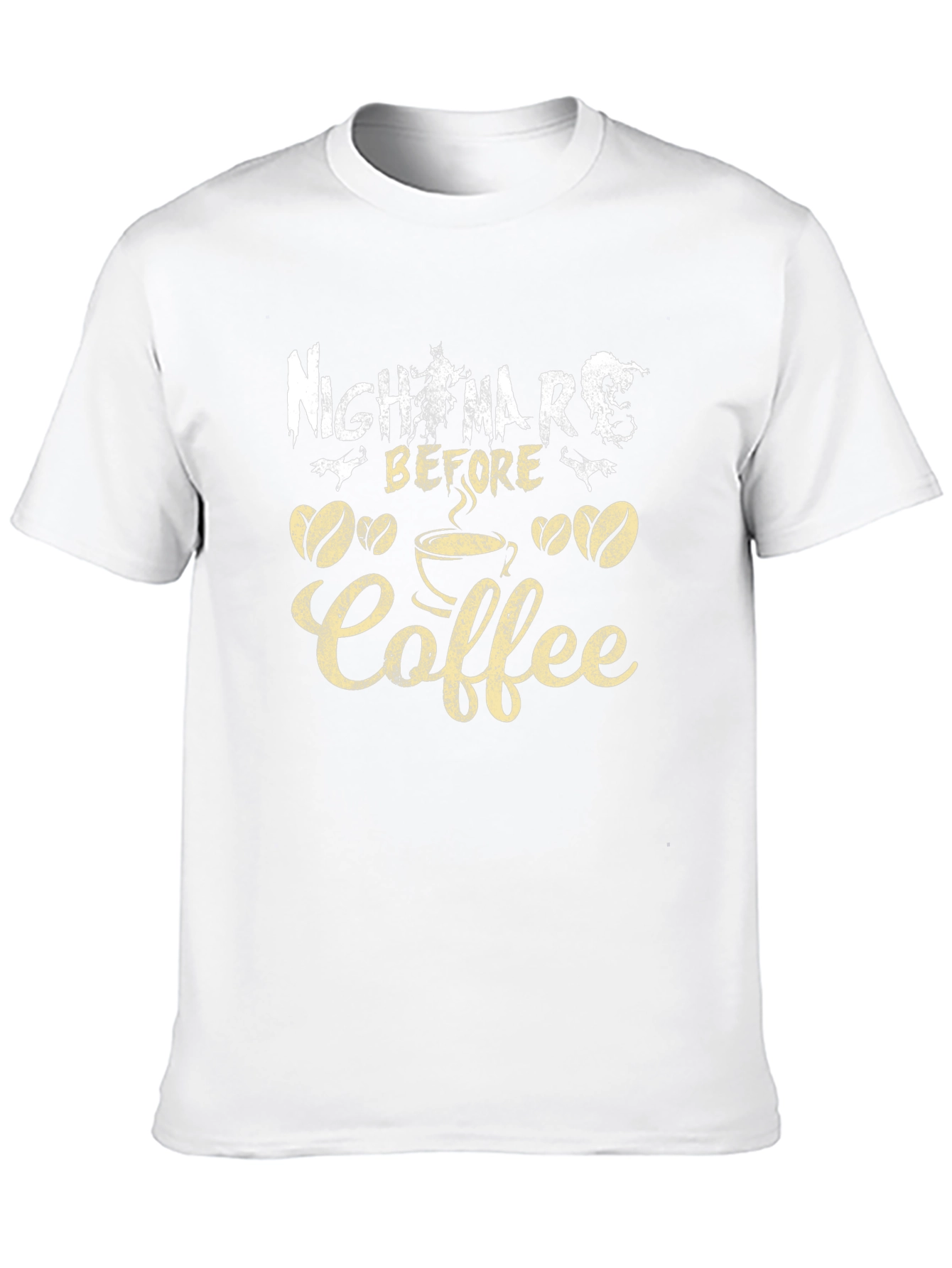 Nightmare Before Coffee T-Shirt - Spooky Season Style