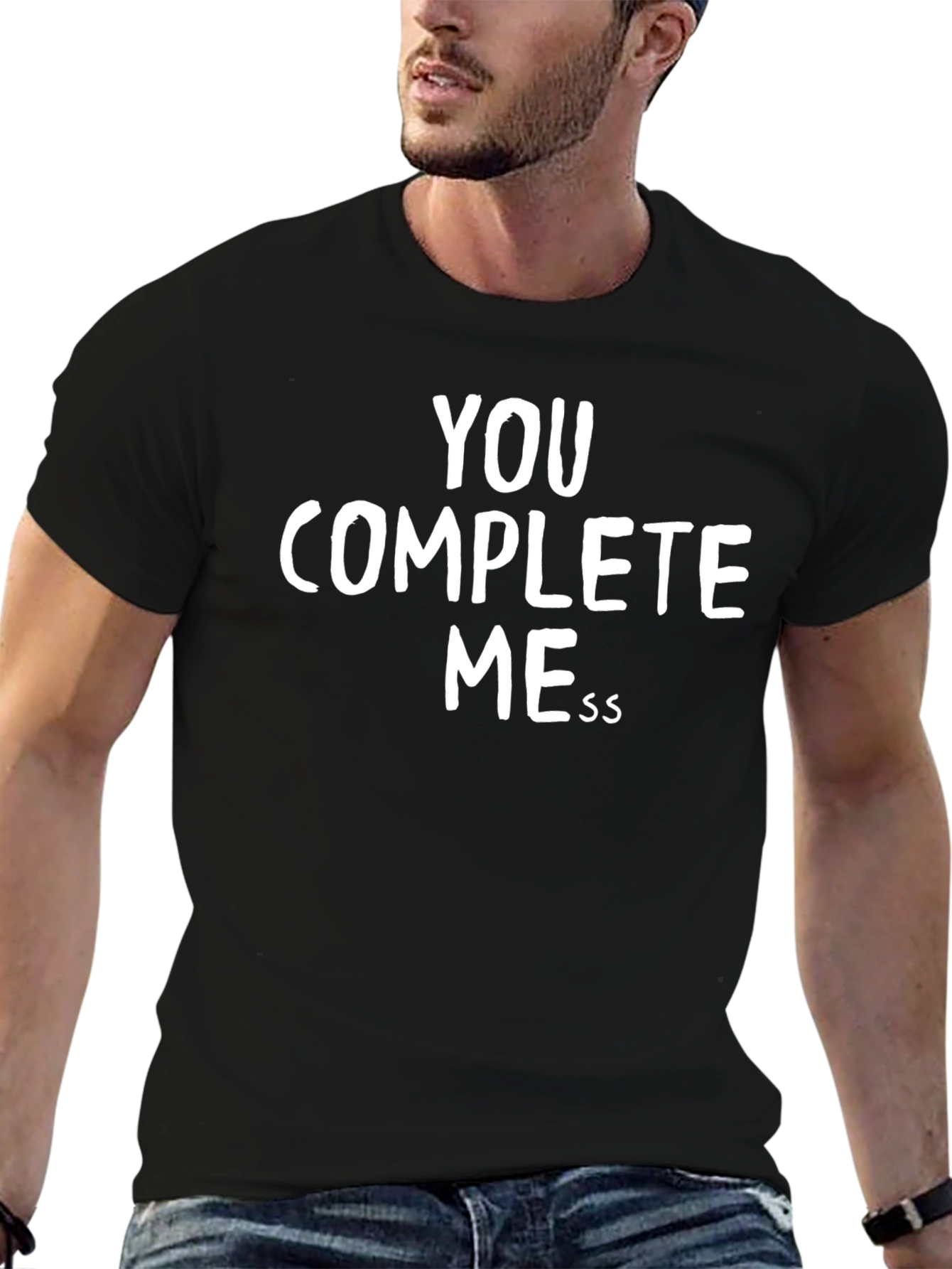 You Complete Mess Graphic Tee - Black