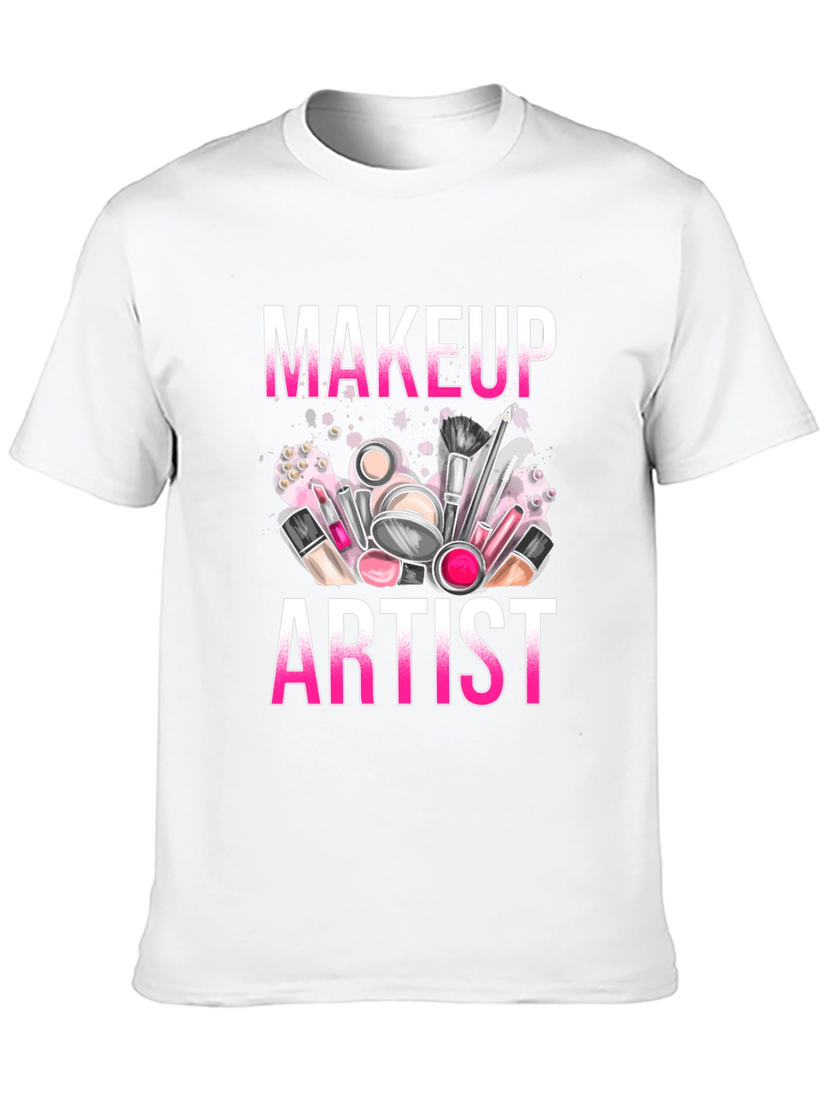 Makeup Artist T-Shirt - Cosmetic Design Tee