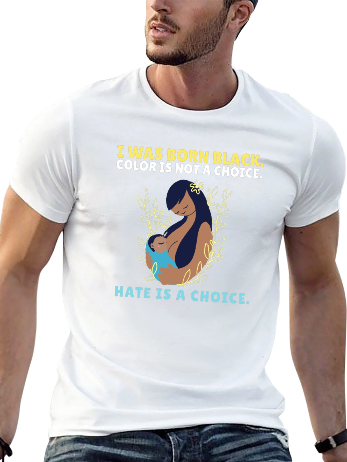 I Was Born Black T-Shirt - Choice