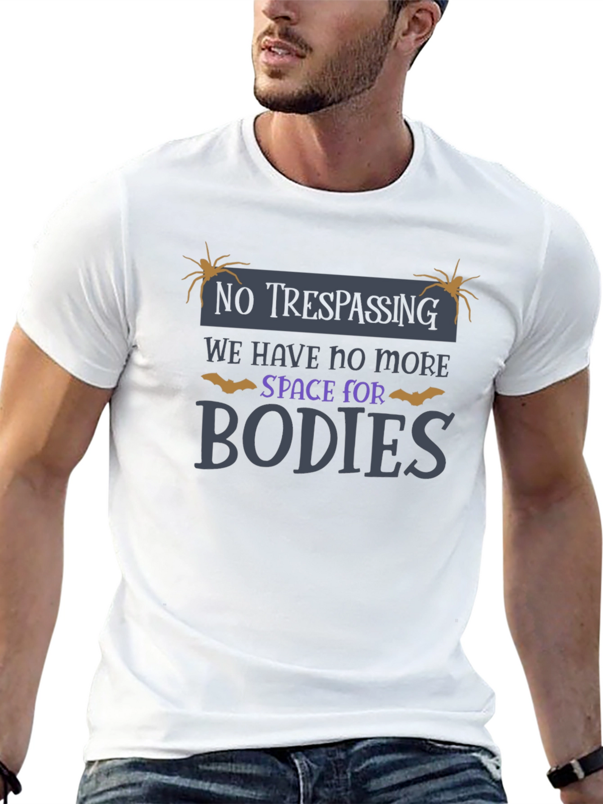 No Trespassing Halloween T-Shirt
