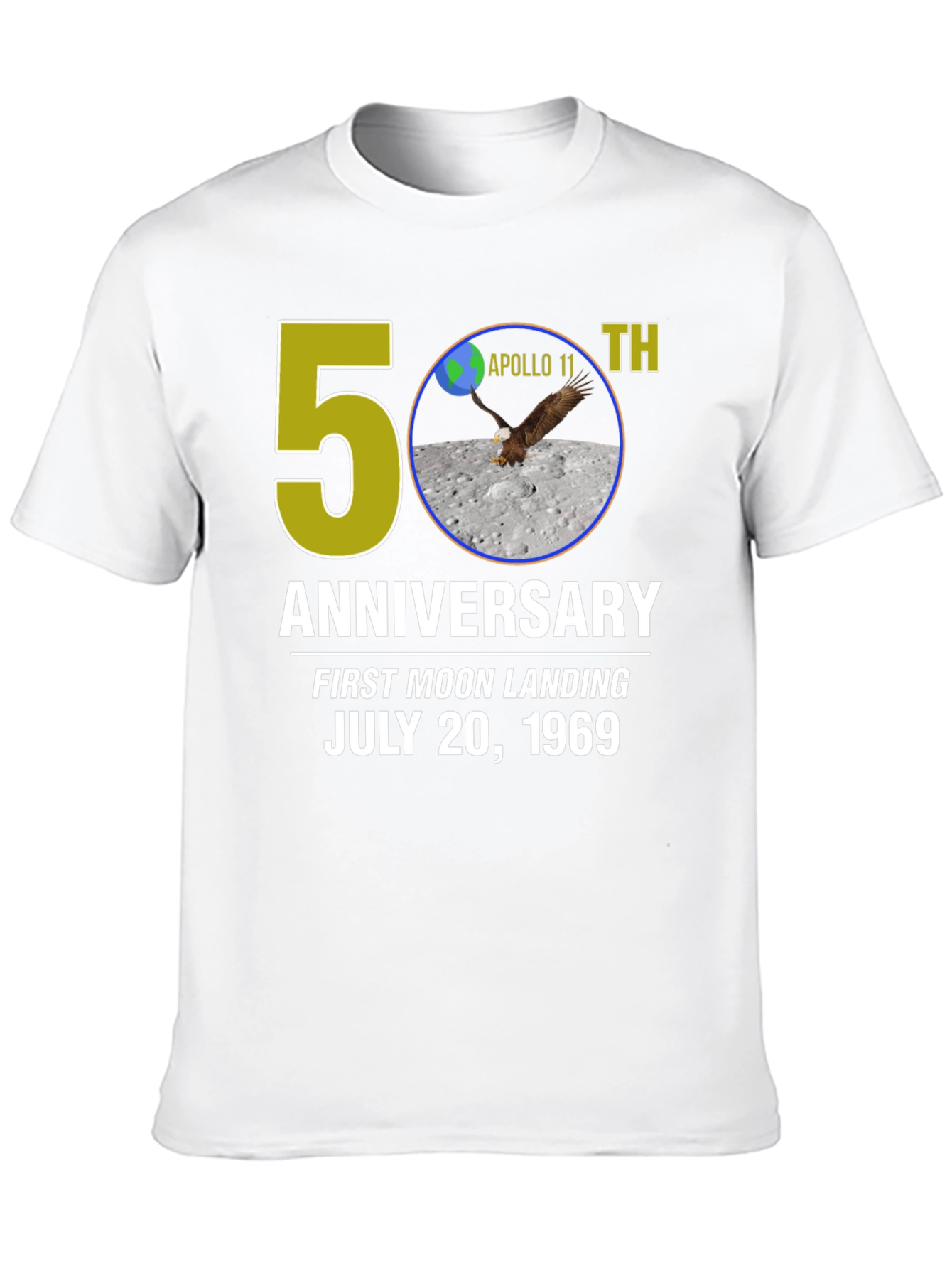Apollo 11 50th Anniversary T-Shirt Moon Landing