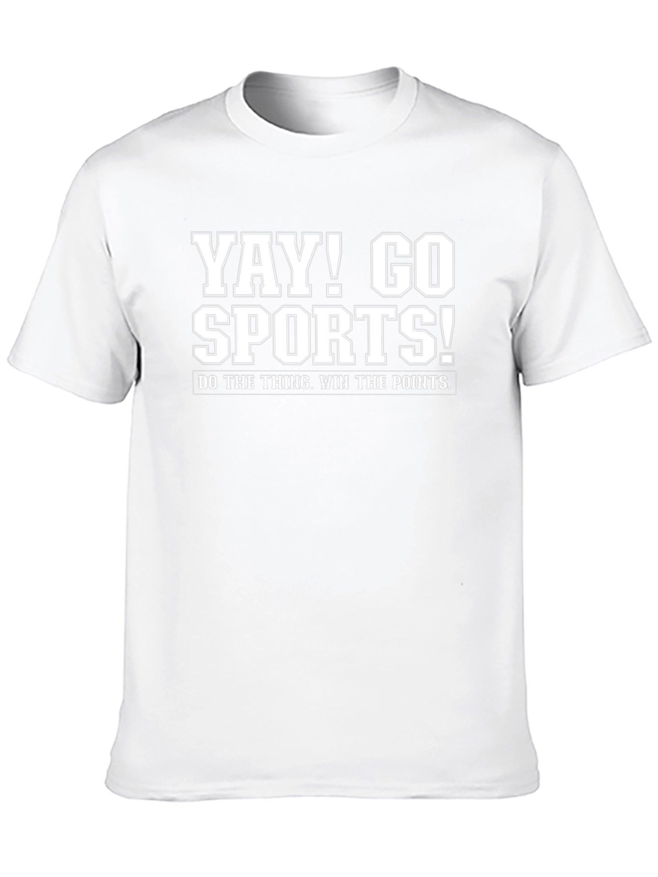 Yay! Go Sports! T-Shirt - Funny Athletic Tee
