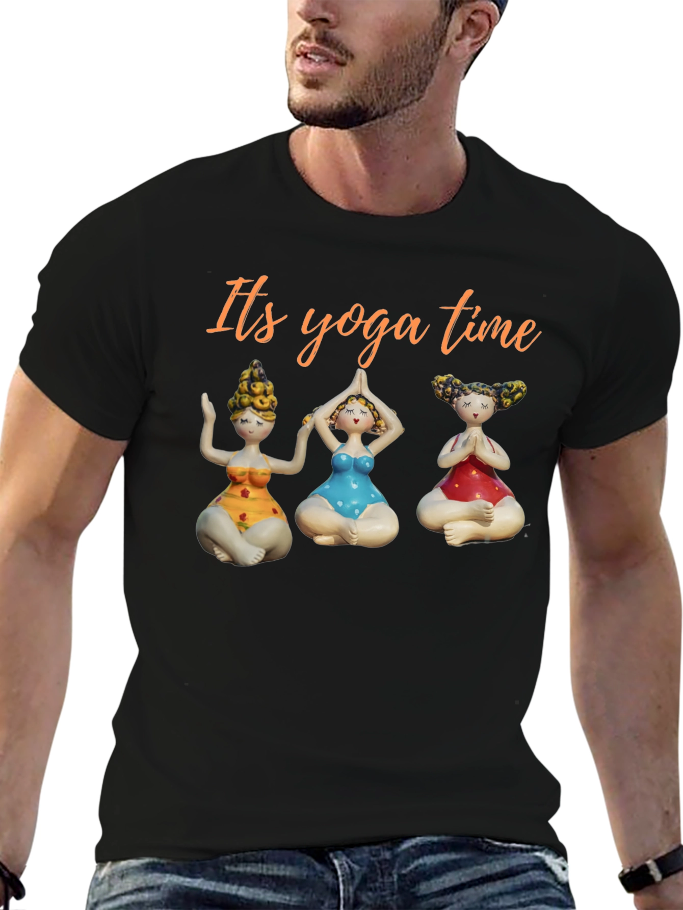 Yoga Time Graphic T-Shirt