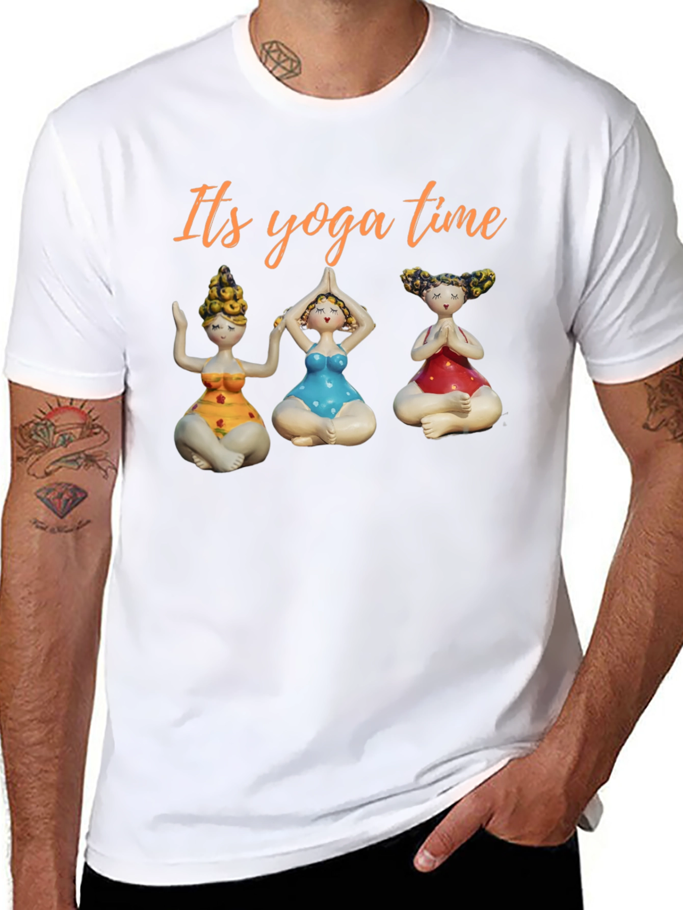 Yoga Time Graphic T-Shirt