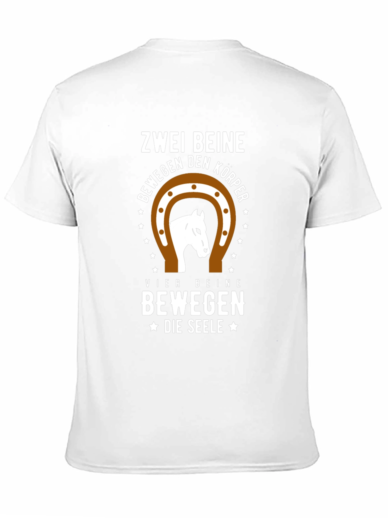 Zwei Beine Horse Graphic Tee - Black
