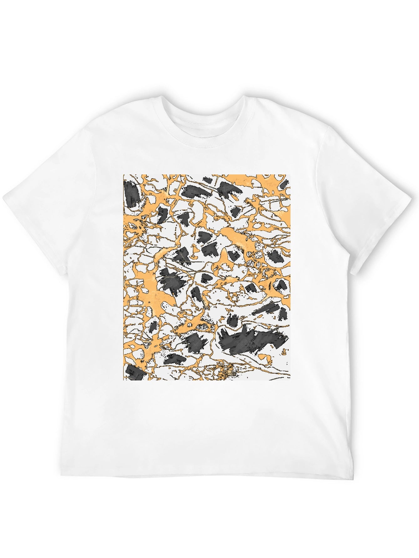 Abstract Art Black T-Shirt - Modern Graphic Tee