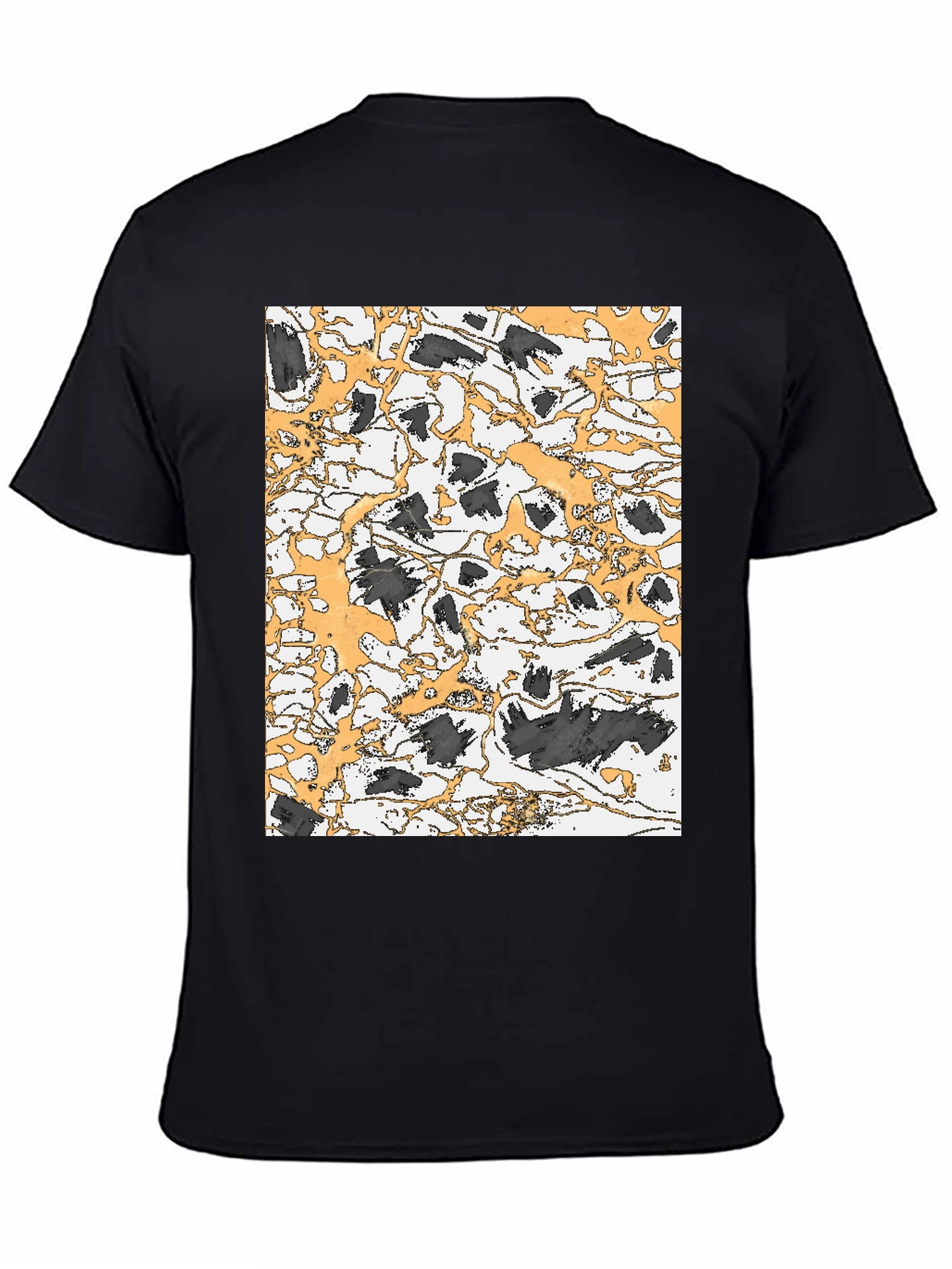 Abstract Art Black T-Shirt - Modern Graphic Tee