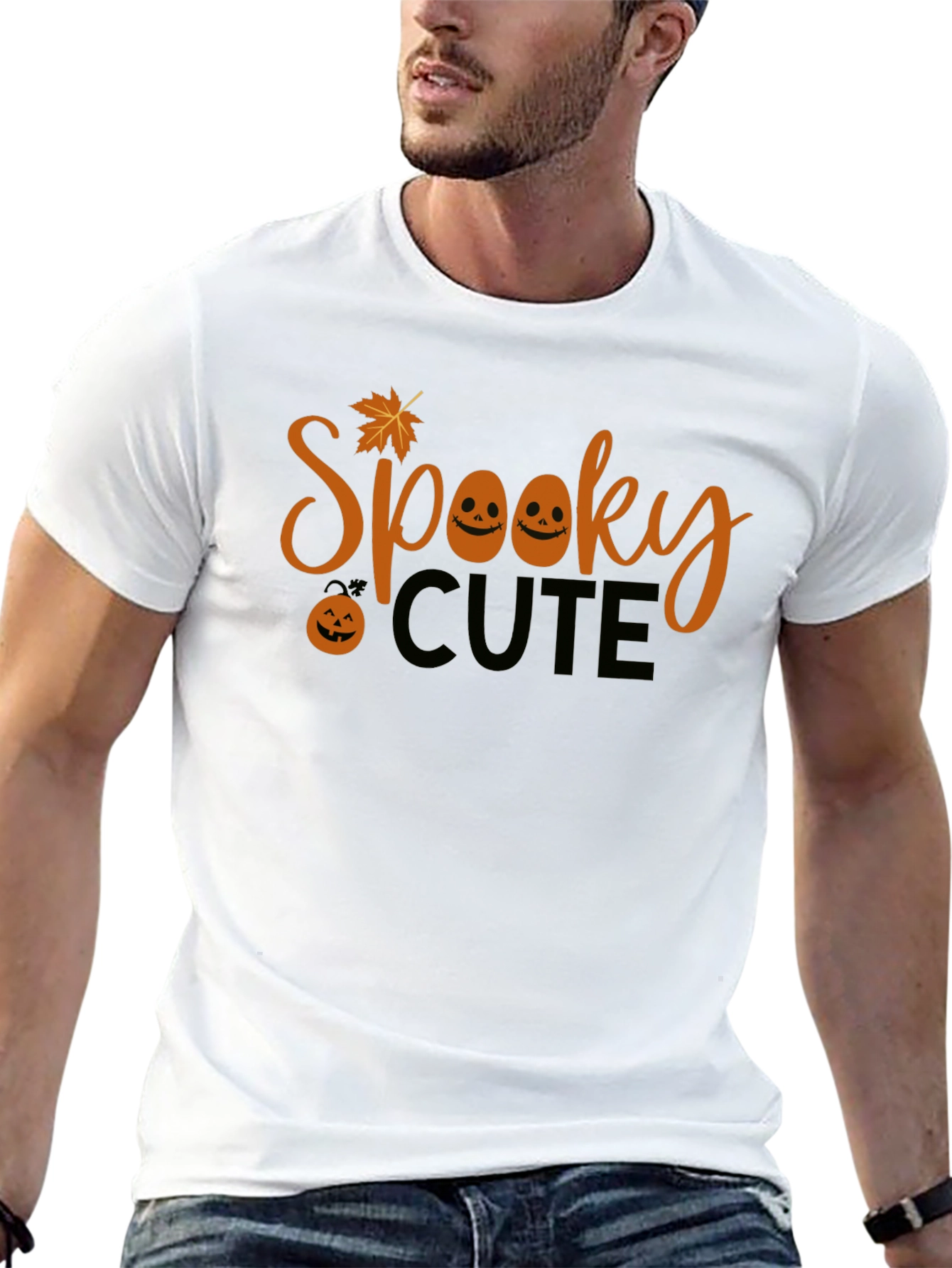 Spooky Cute Halloween Graphic T-Shirt