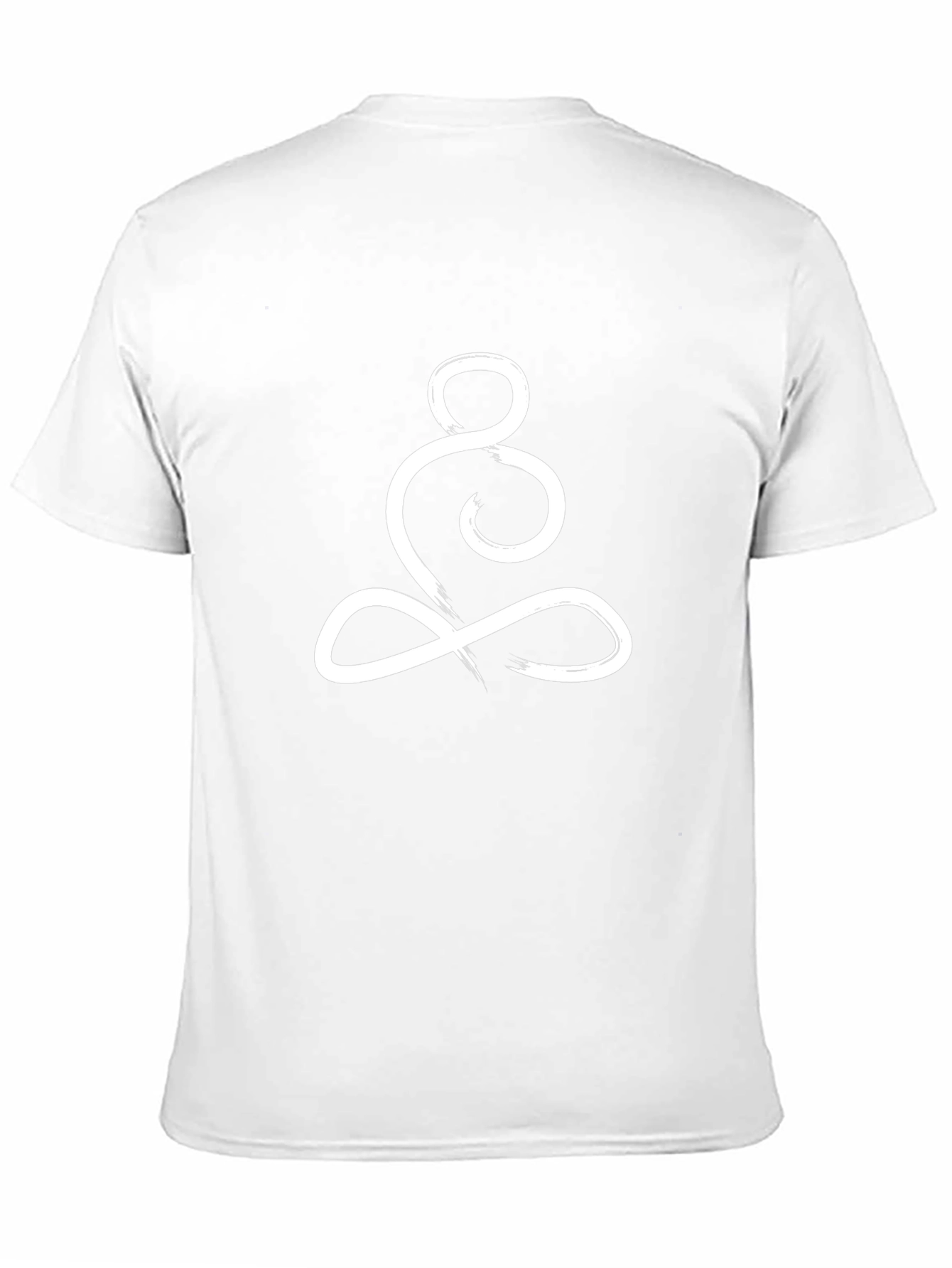 Zen Circle Graphic Tee - Black Cotton Blend