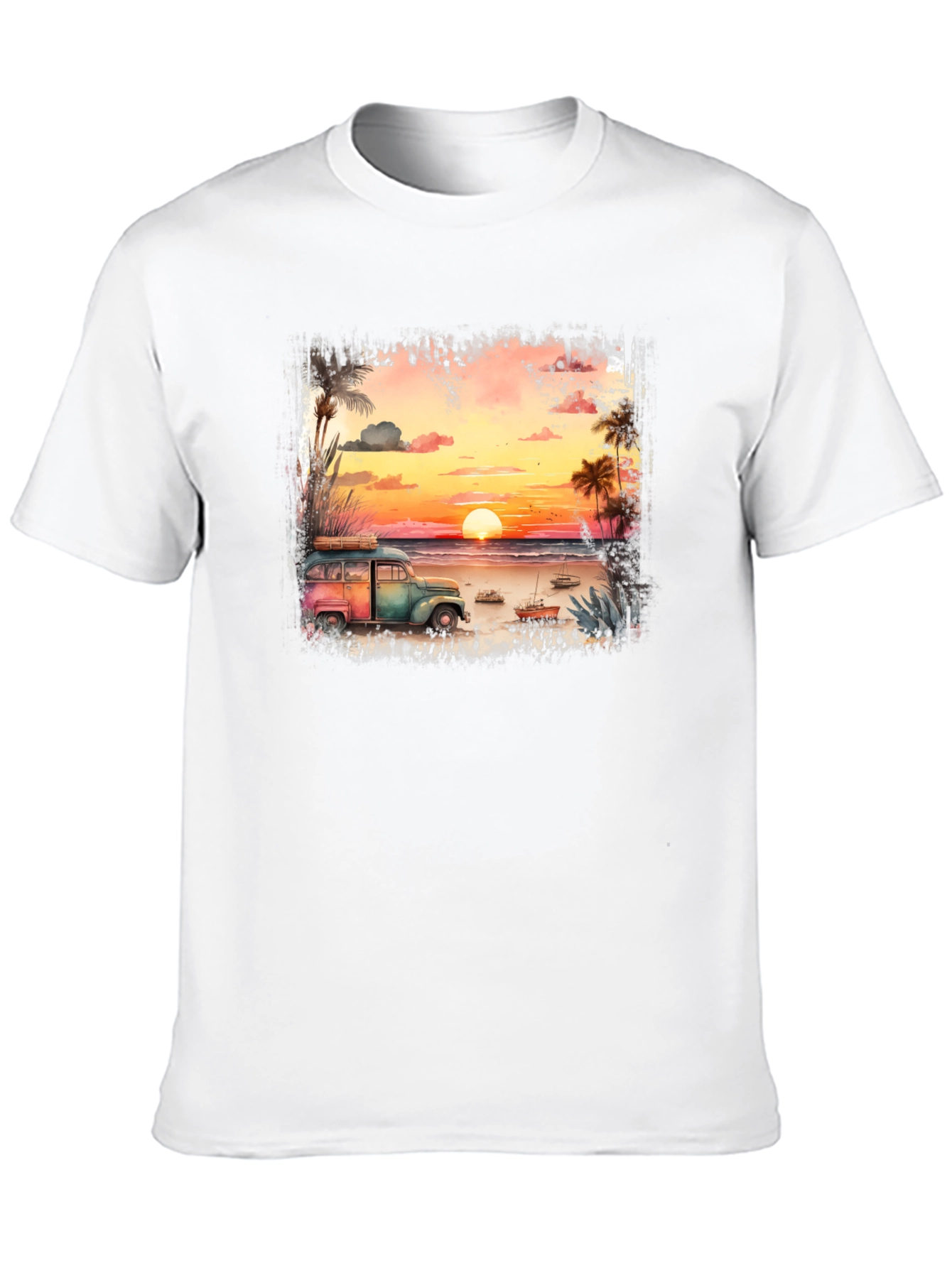 Beach Sunset Graphic Tee
