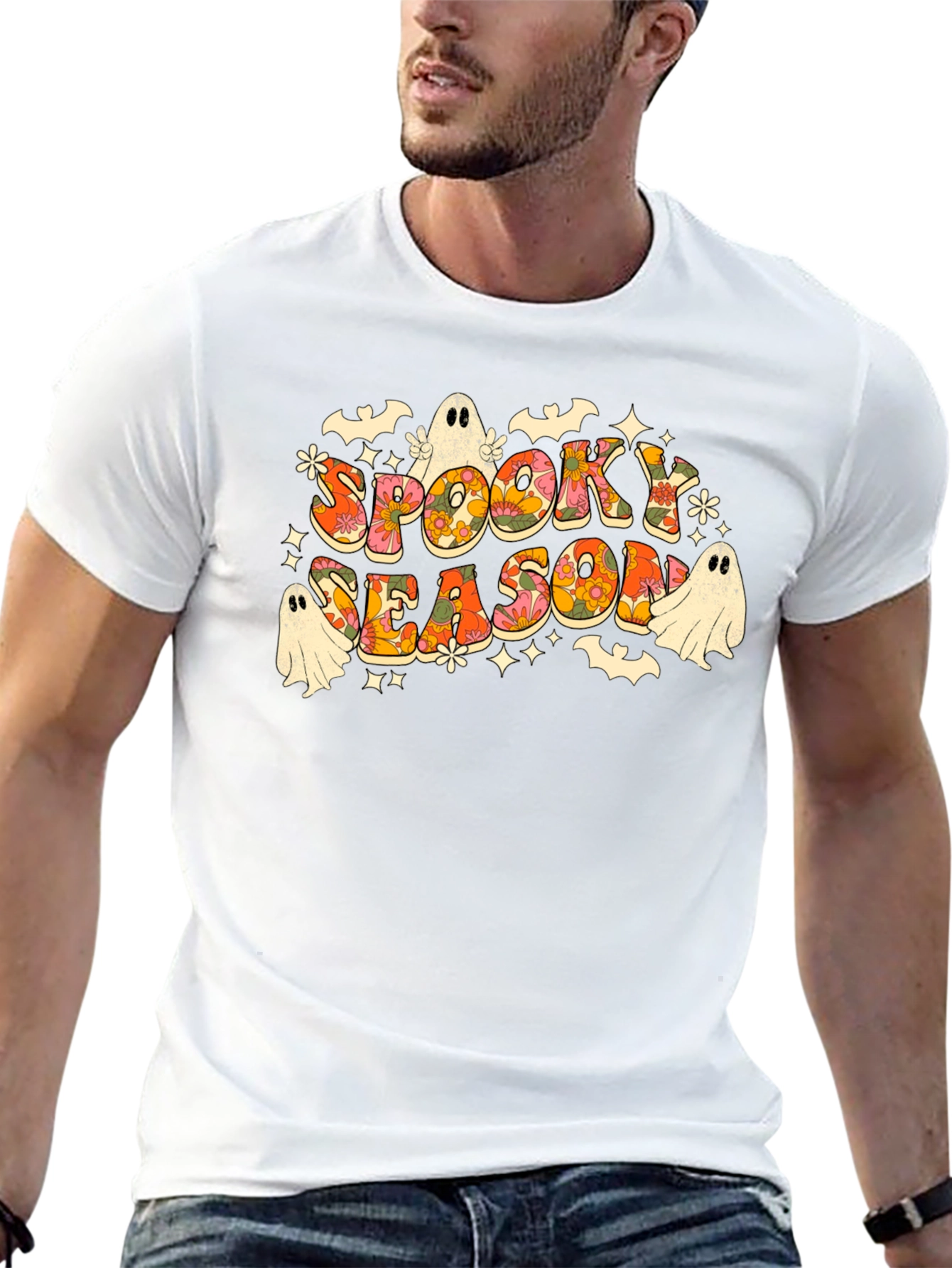 Spooky Season Retro Halloween Graphic T-Shirt