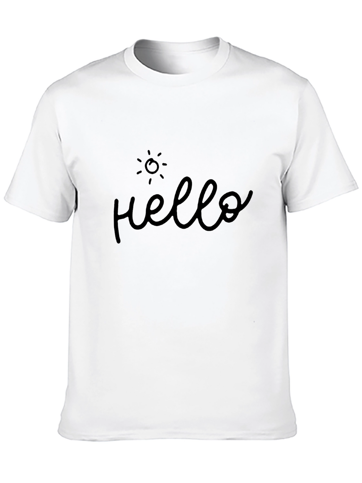 Hello Sunshine Black T-Shirt