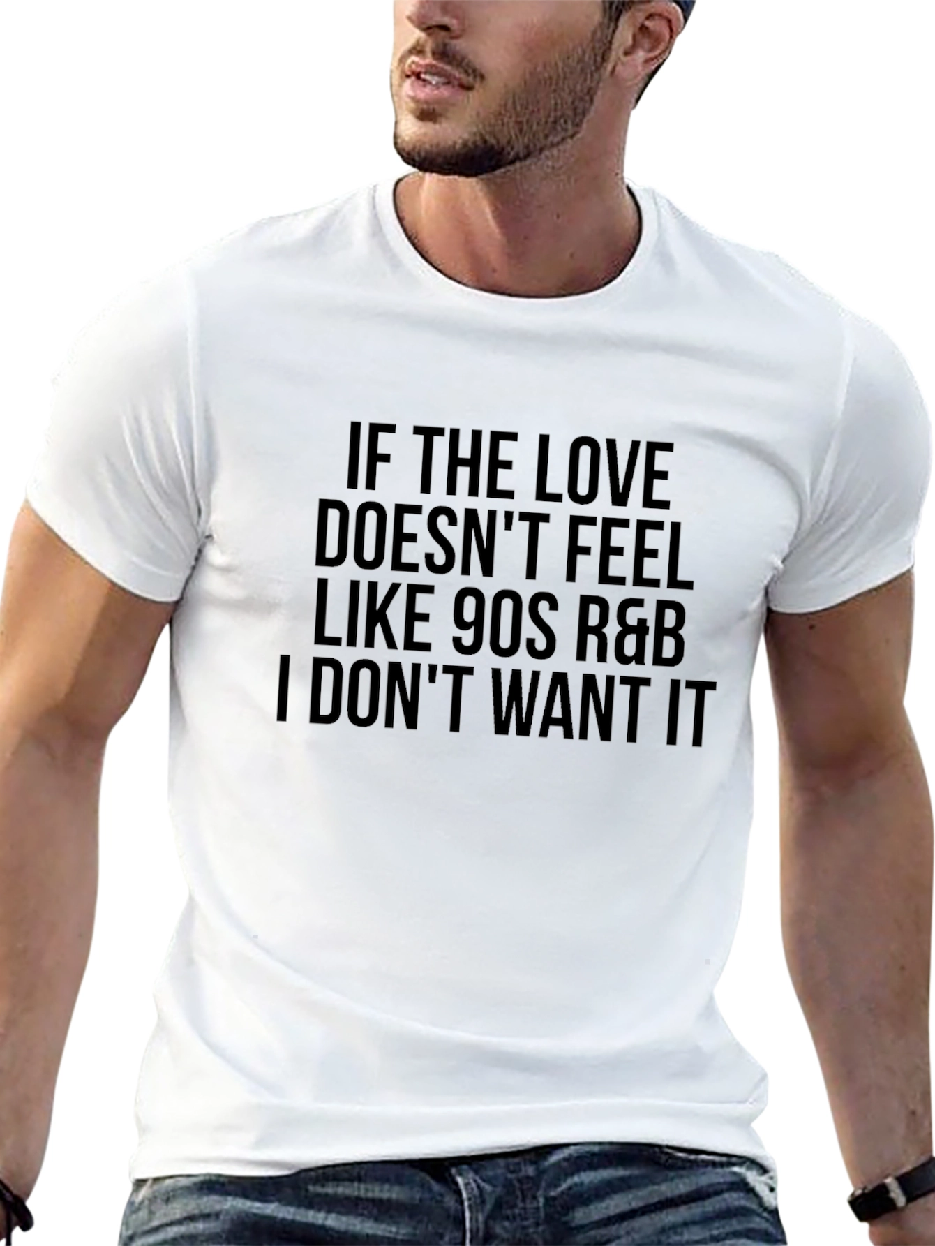 90s R&B Love Tee - Funny Graphic T-Shirt