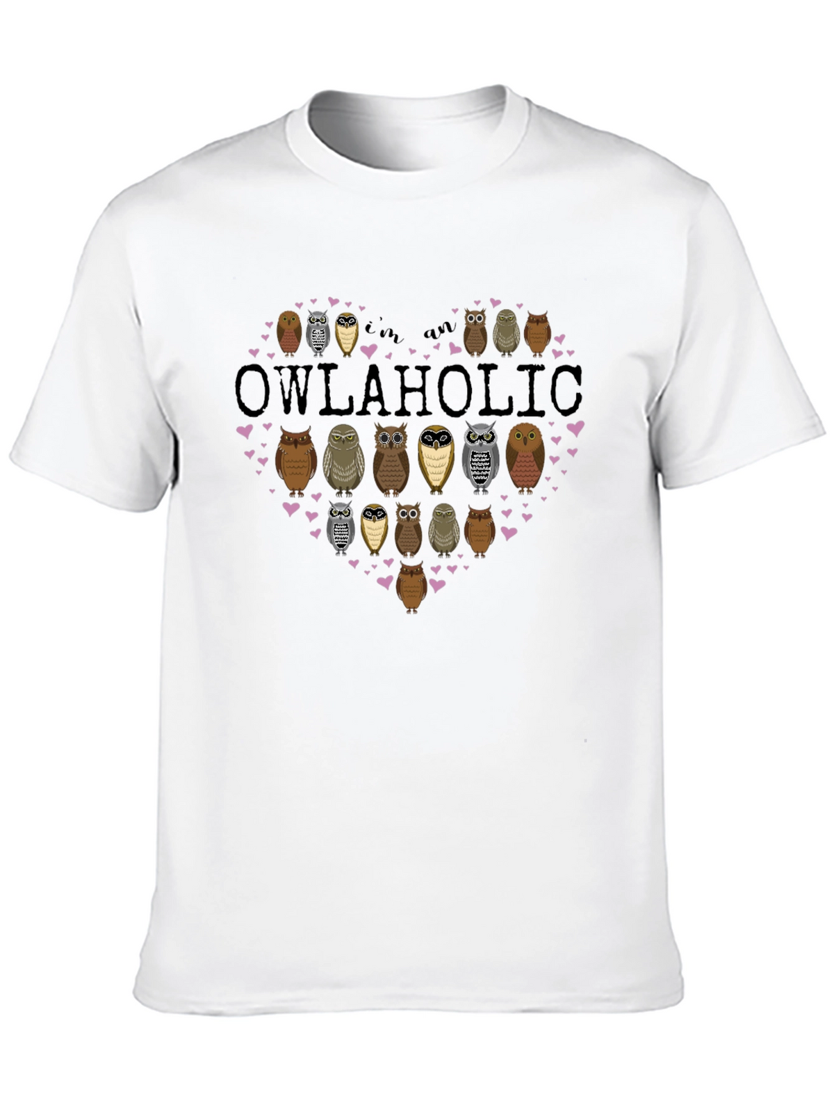Owlaholic T-Shirt - Owl Lover Gift