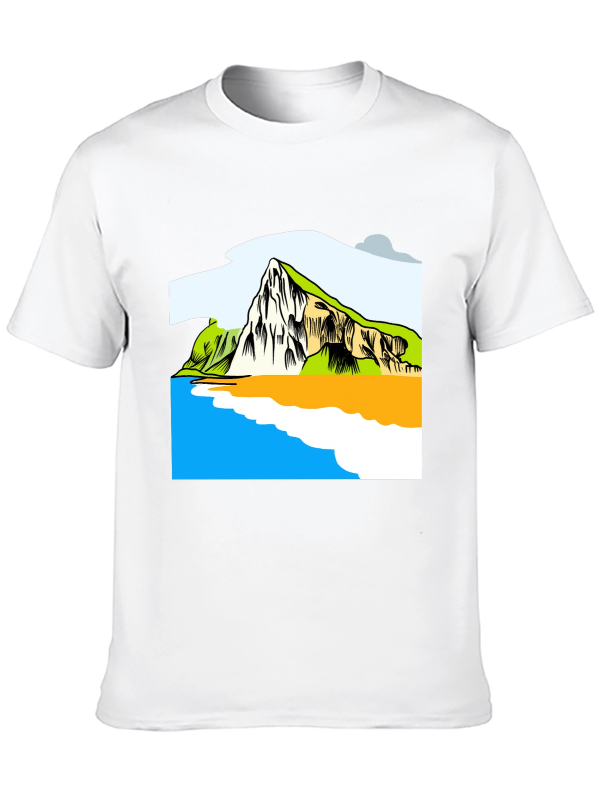 Scenic Landscape Graphic Tee - Soft Cotton Shirt