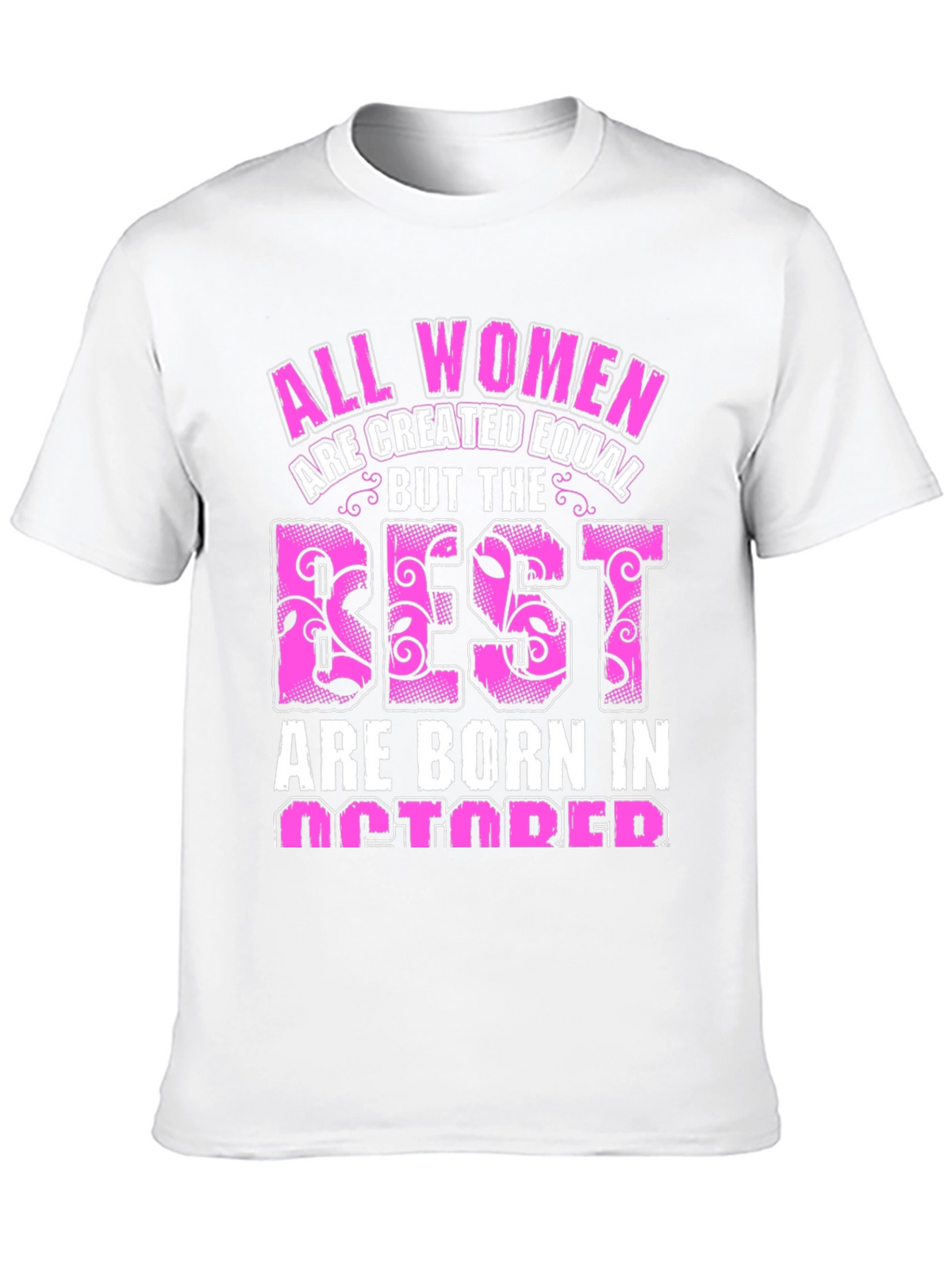 October Birthday Womens Graphic Tee