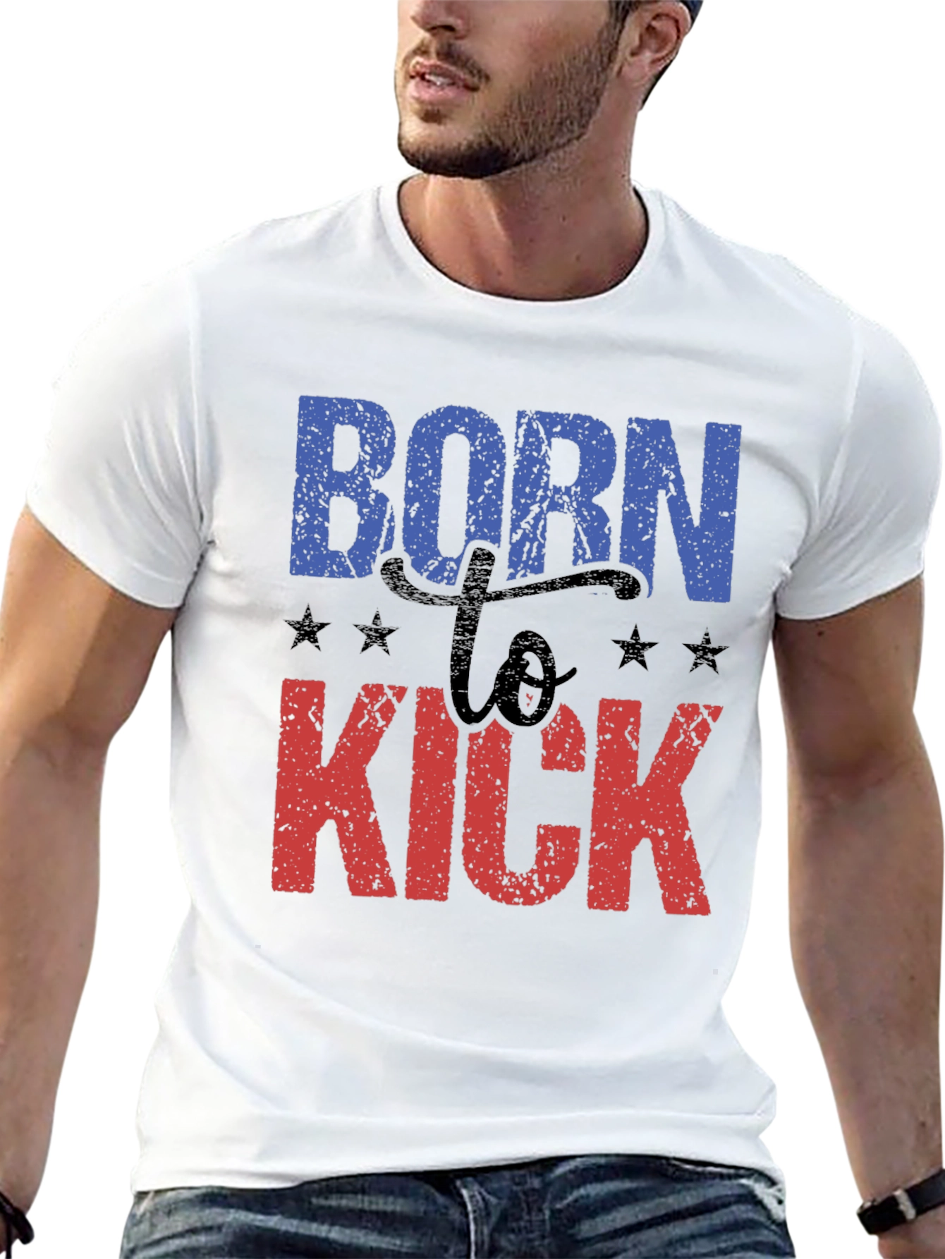 Born to Kick Graphic T-Shirt