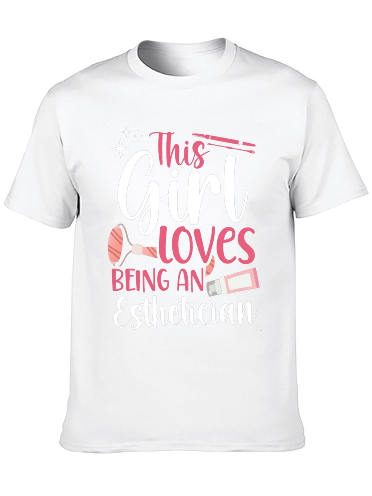 Esthetician Girl Black T-Shirt