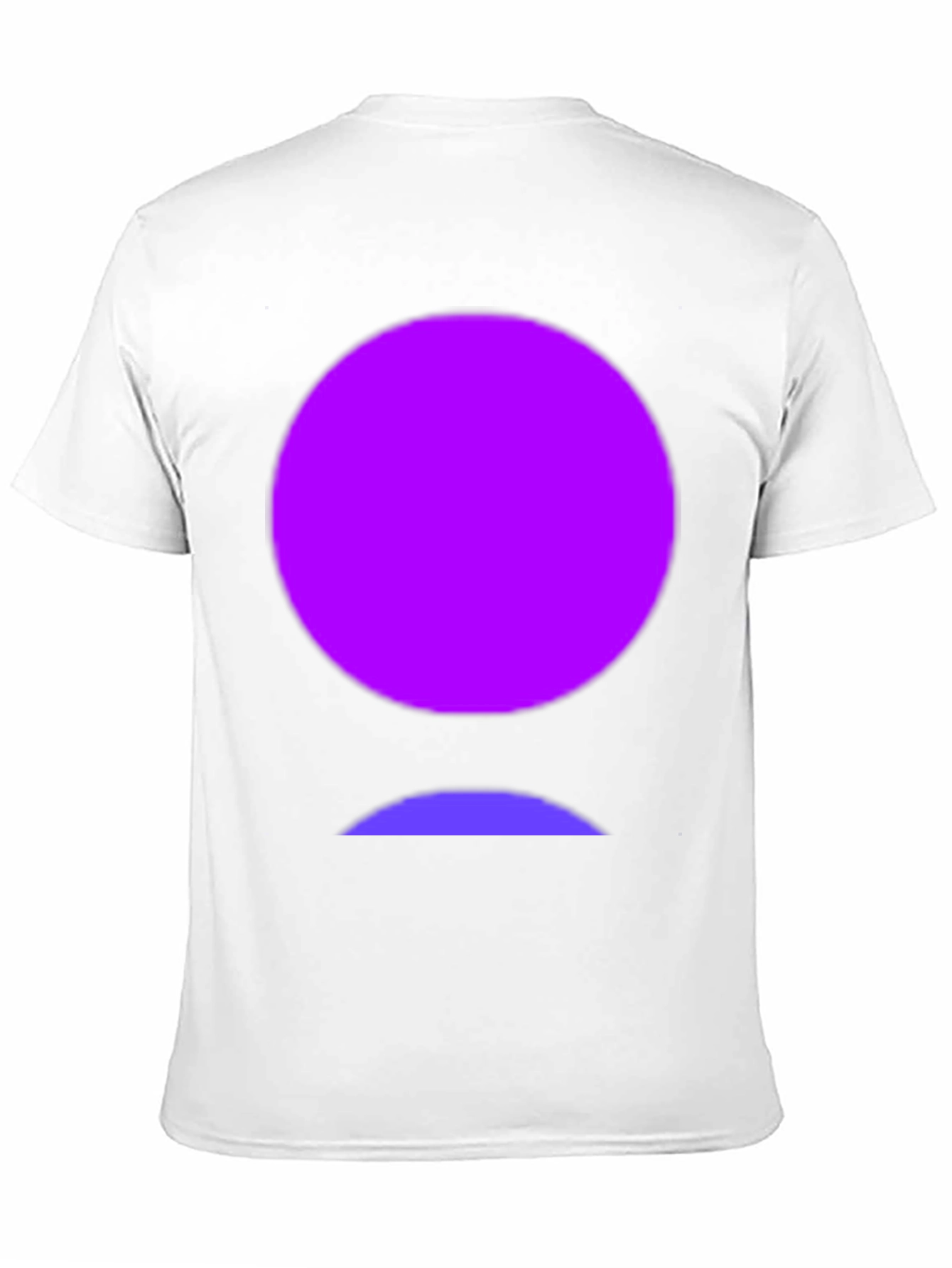 Abstract Circle Graphic Tee - Mens Casual Shirt