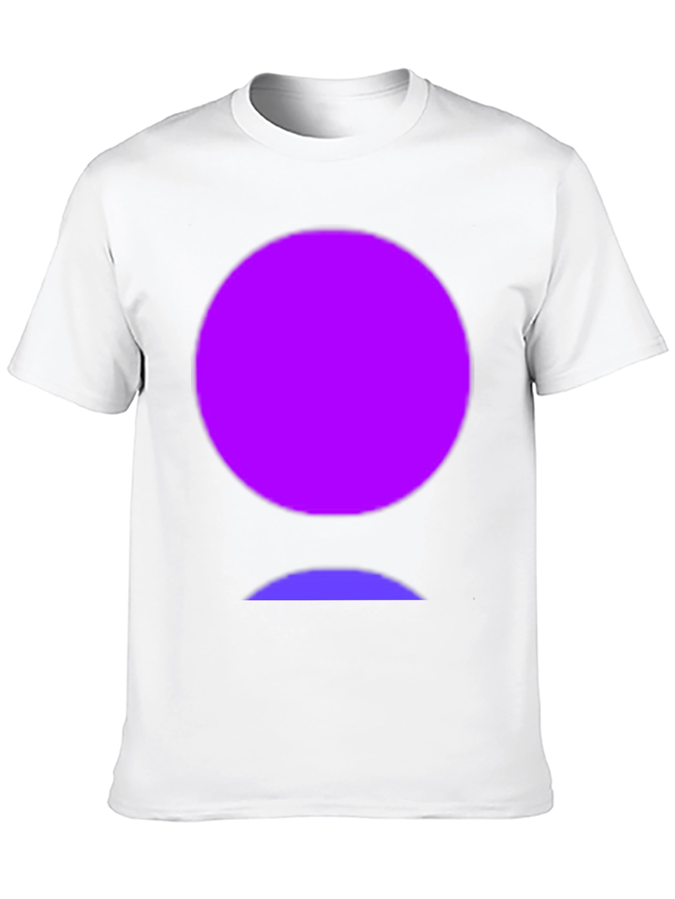 Abstract Circle Graphic Tee - Mens Casual Shirt