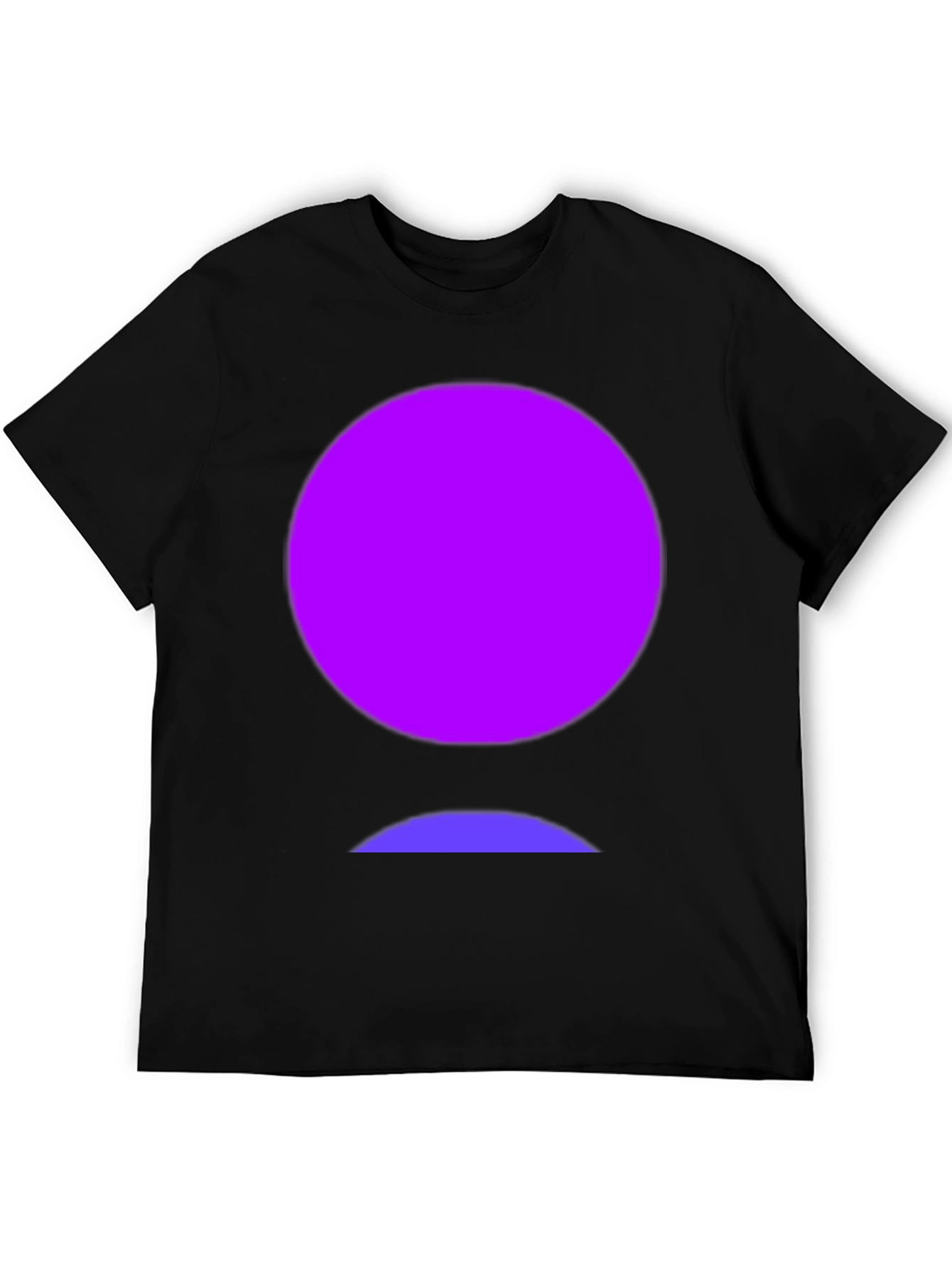 Abstract Circle Graphic Tee - Mens Casual Shirt