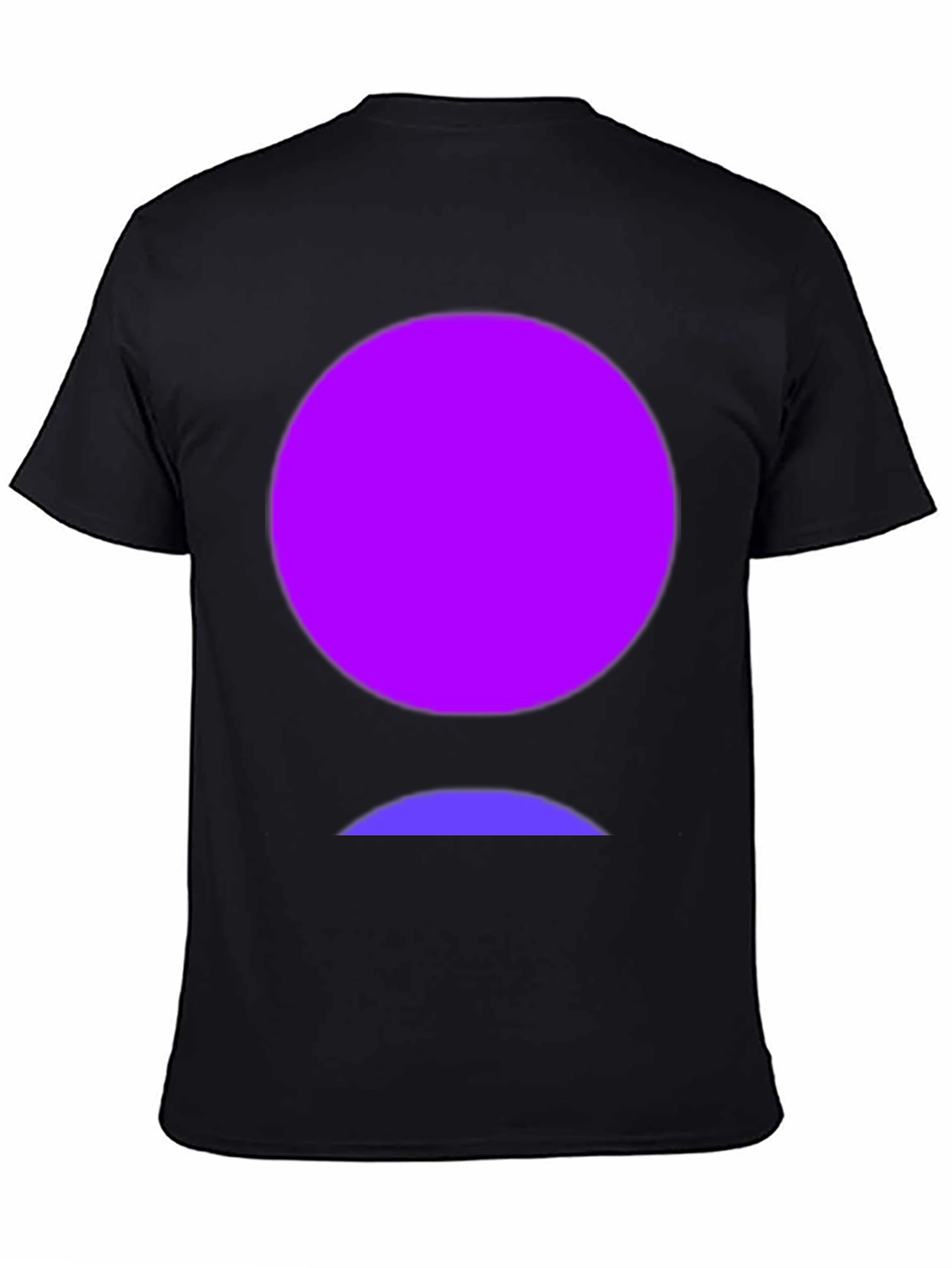 Abstract Circle Graphic Tee - Mens Casual Shirt