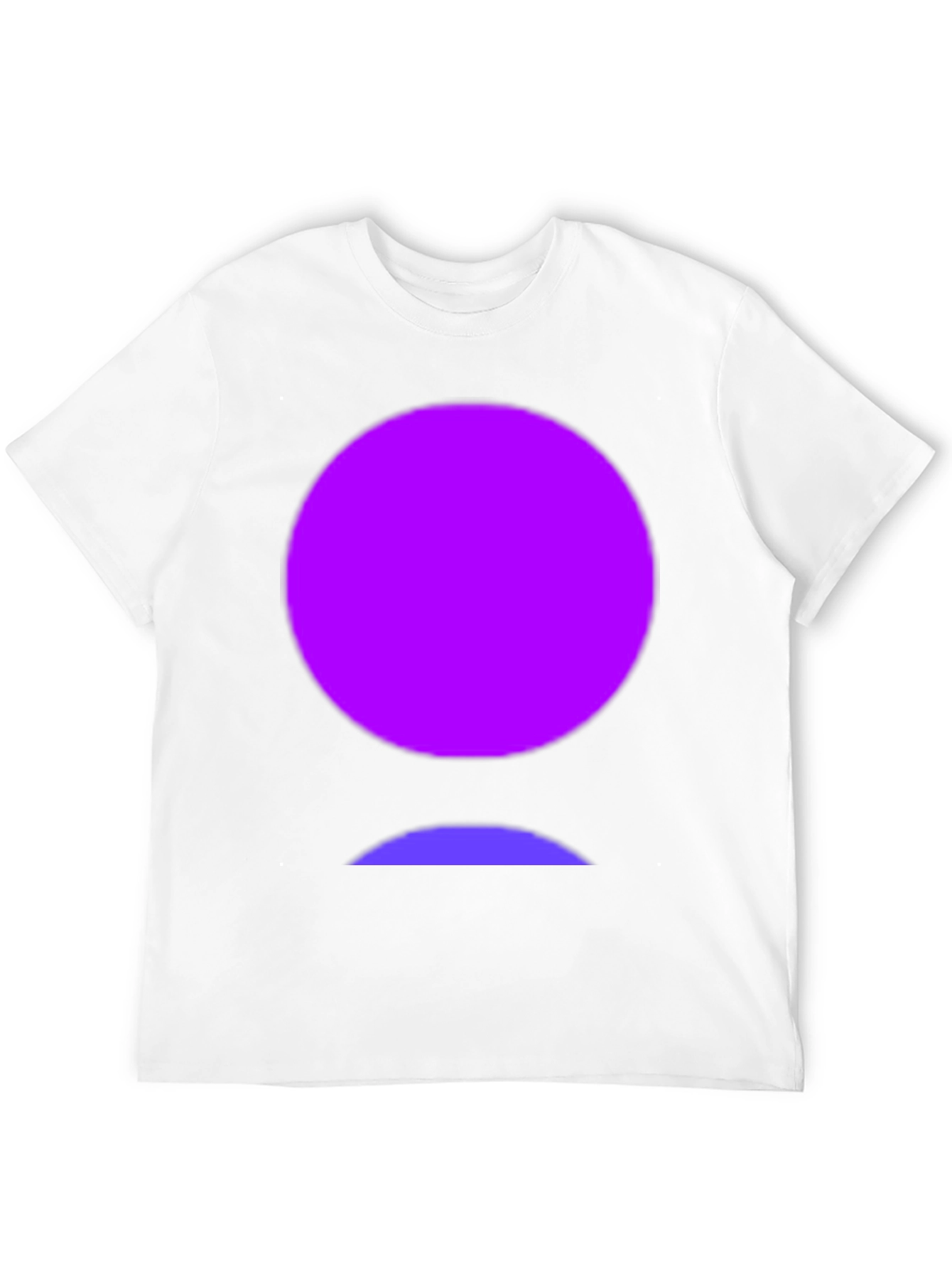 Abstract Circle Graphic Tee - Mens Casual Shirt