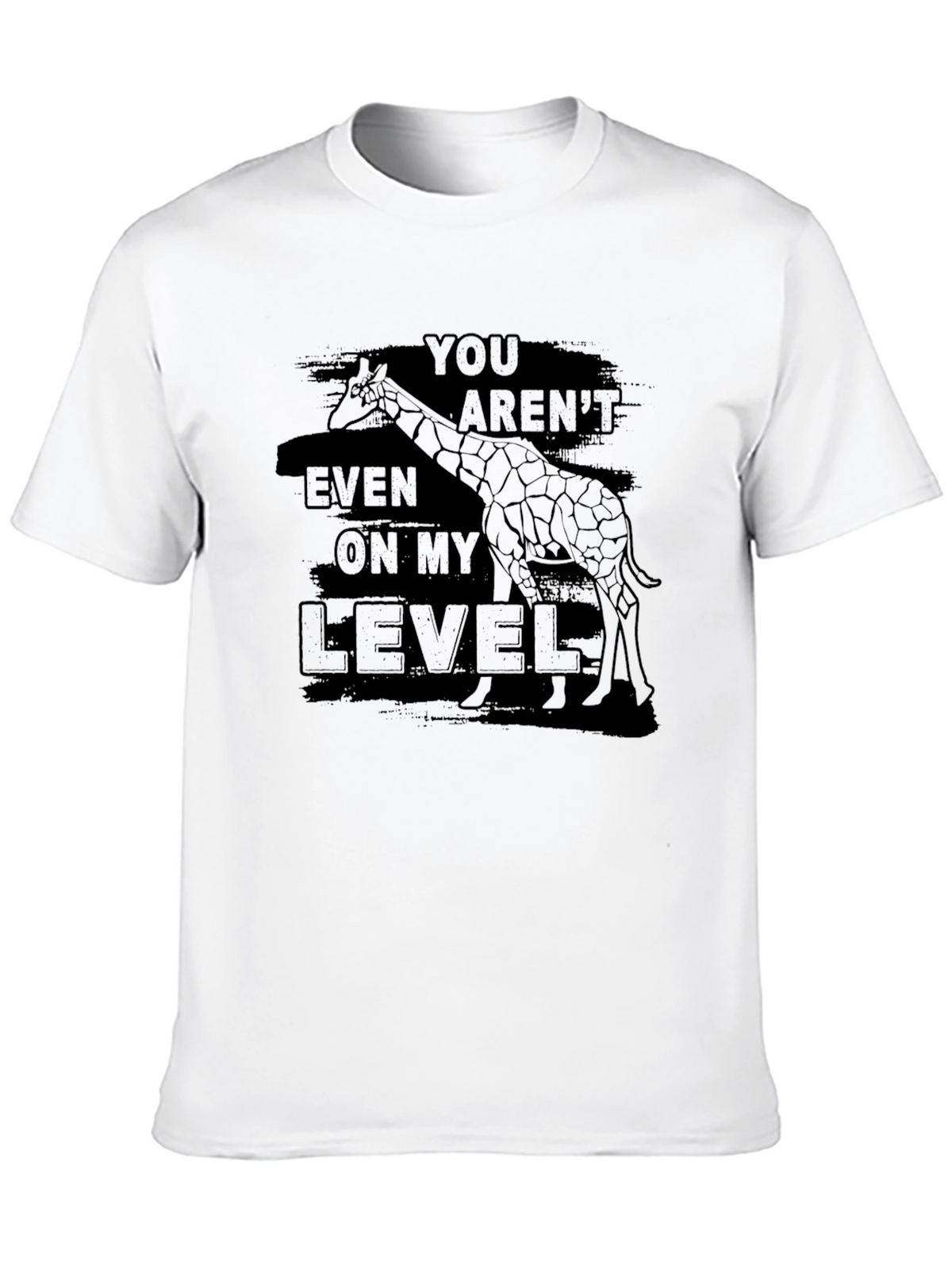 Giraffe Level T-Shirt - Funny Sarcastic Tee