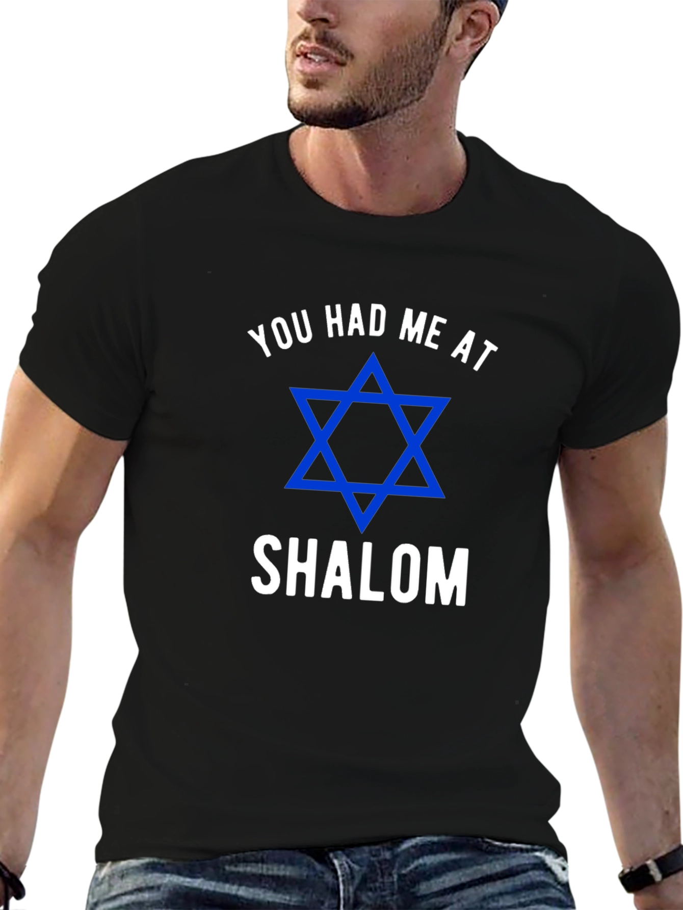 You Had Me at Shalom Jewish Star T-Shirt