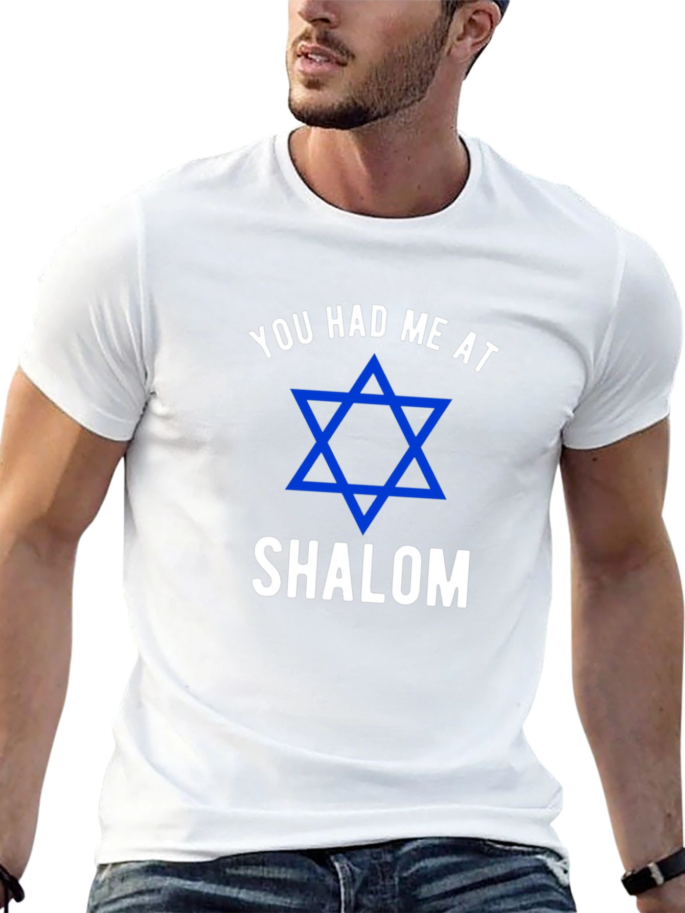 You Had Me at Shalom Jewish Star T-Shirt