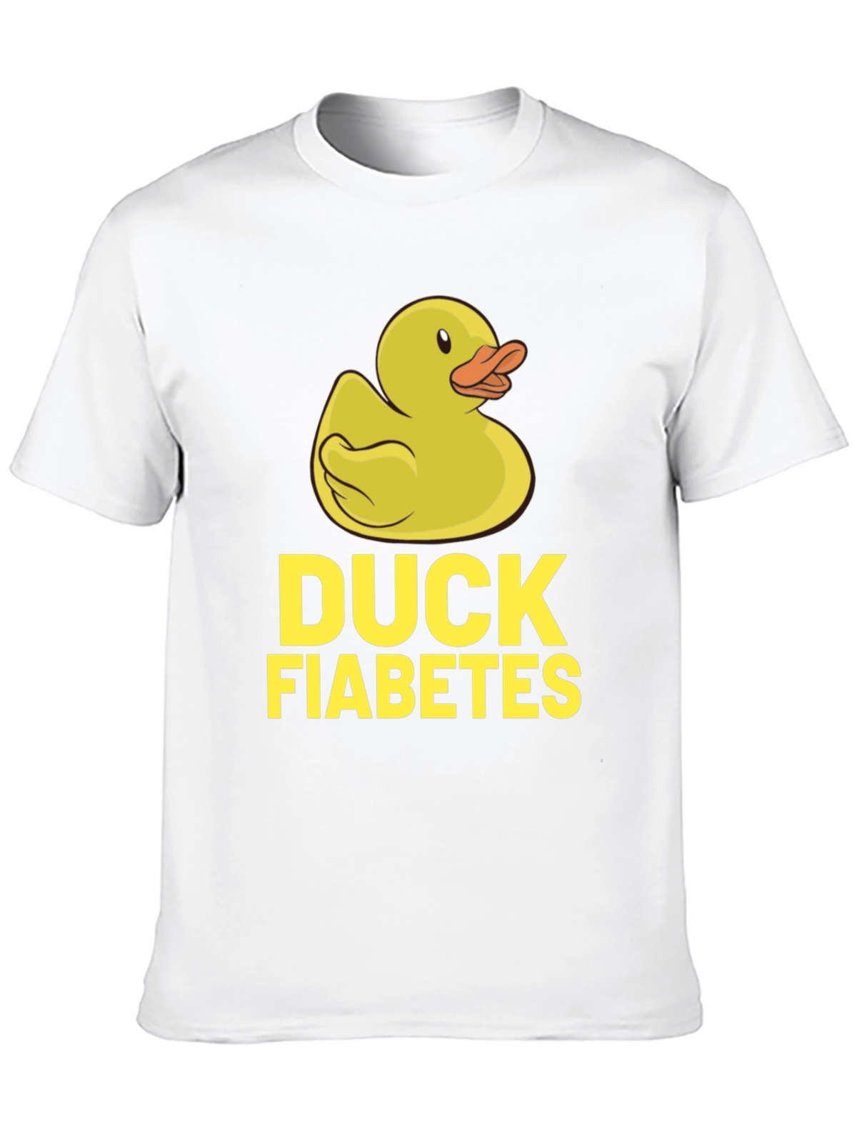 Duck Fiabetes T-Shirt - Funny Rubber Duckie Tee