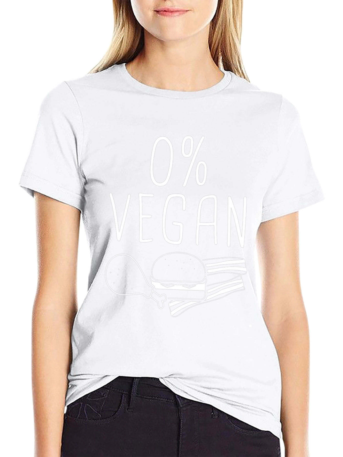 0% Vegan Graphic T-Shirt - Meat Lover Tee
