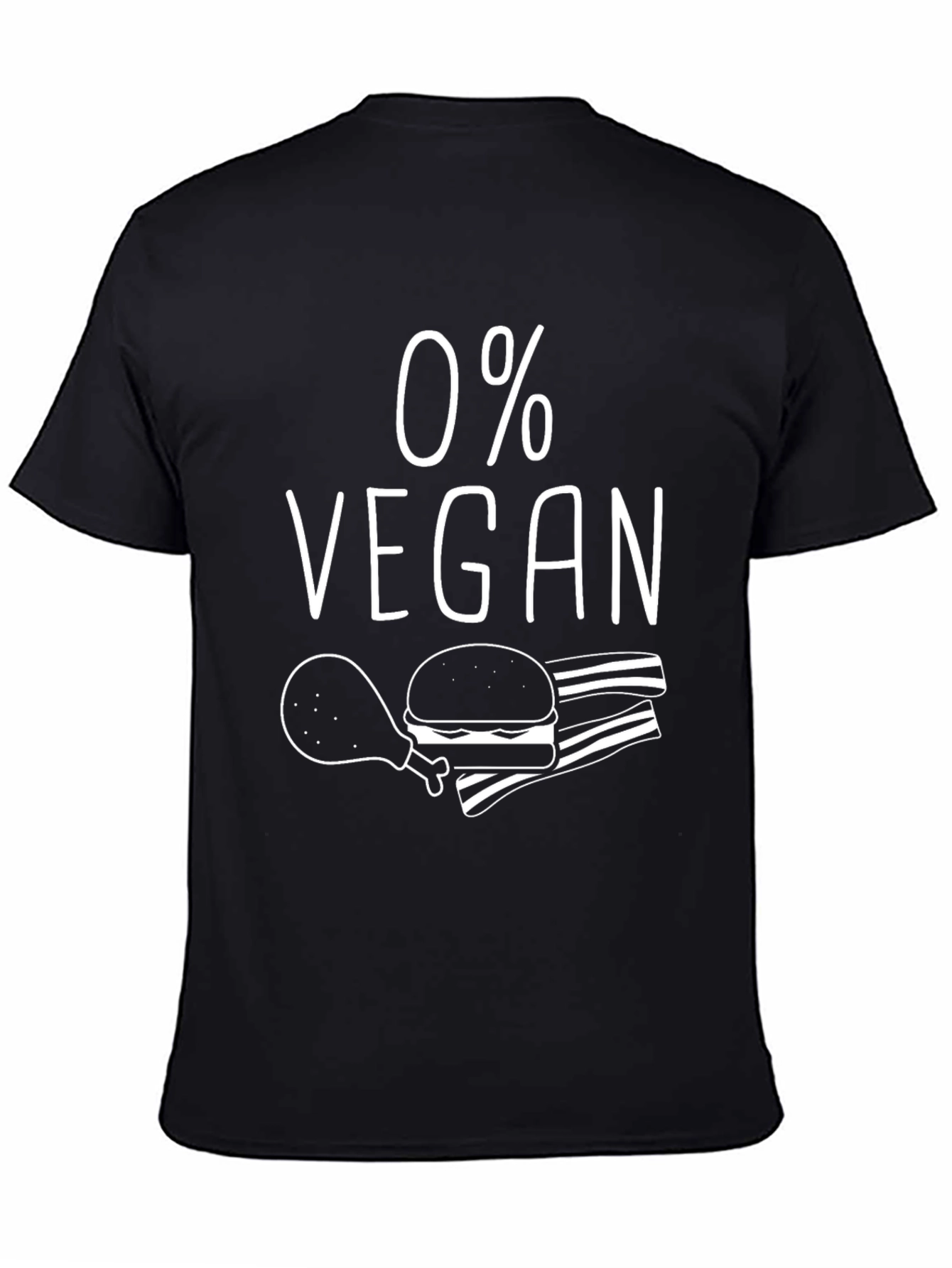 0% Vegan Graphic T-Shirt - Meat Lover Tee