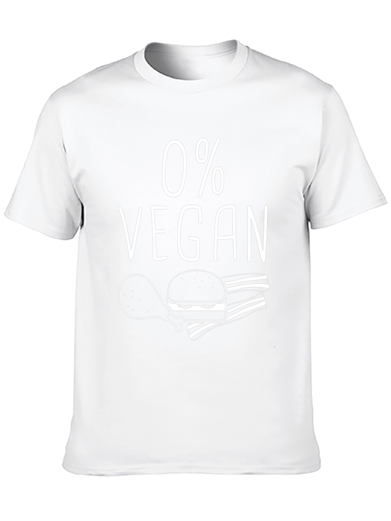 0% Vegan Graphic T-Shirt - Meat Lover Tee