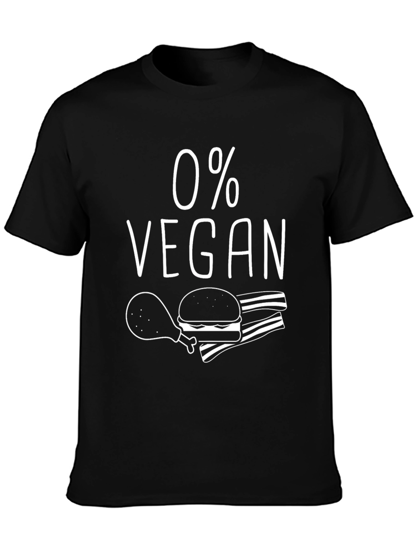 0% Vegan Graphic T-Shirt - Meat Lover Tee