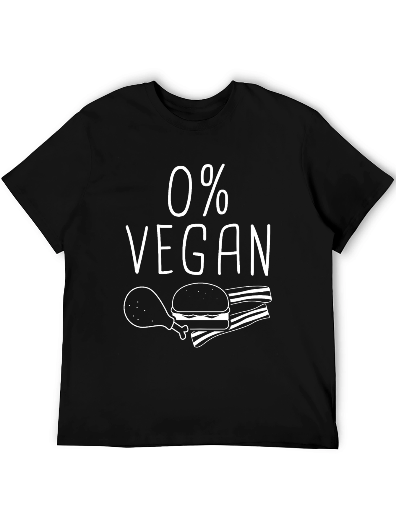 0% Vegan Graphic T-Shirt - Meat Lover Tee