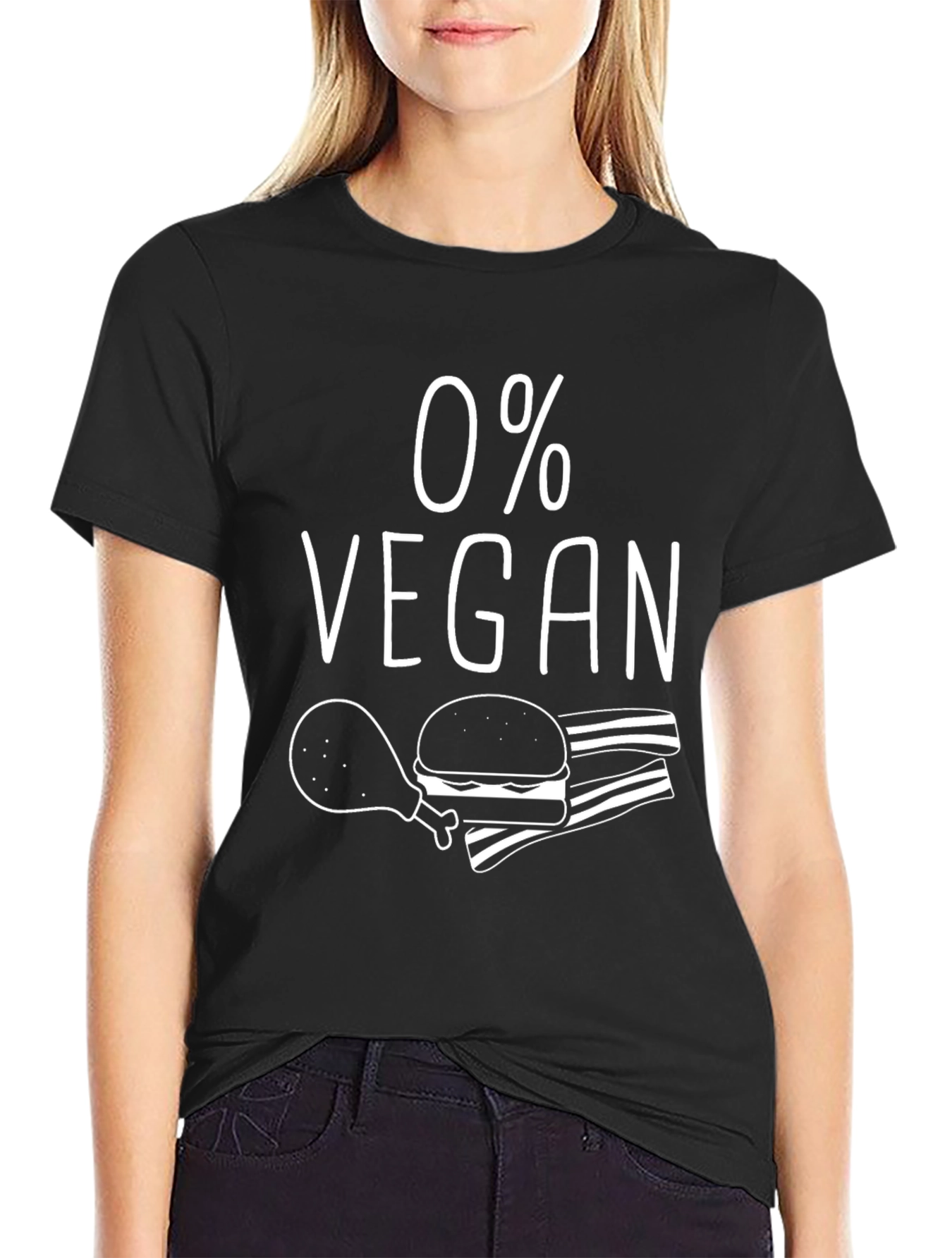 0% Vegan Graphic T-Shirt - Meat Lover Tee