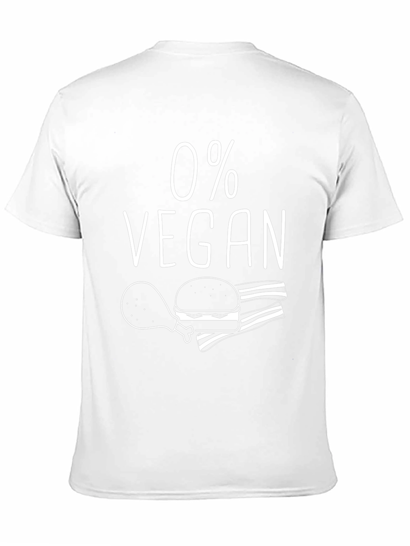 0% Vegan Graphic T-Shirt - Meat Lover Tee