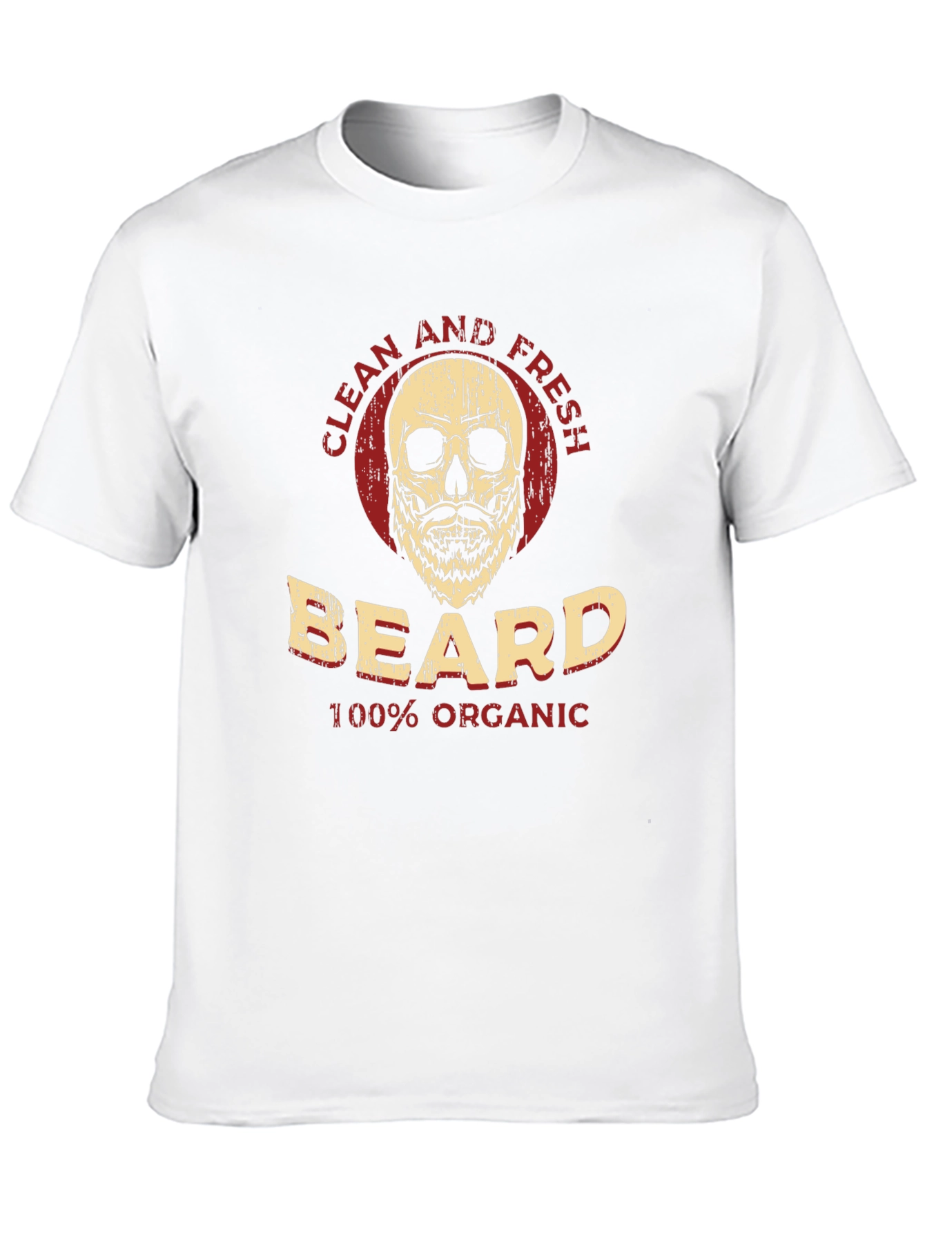 Clean and Fresh Beard T-Shirt - 100% Organic