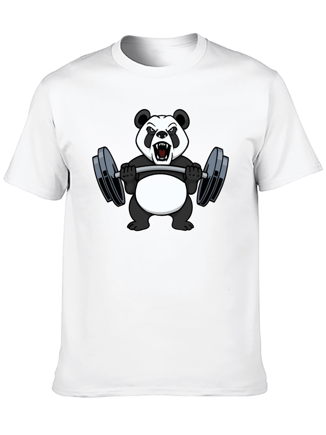 Angry Panda Workout T-Shirt - Black