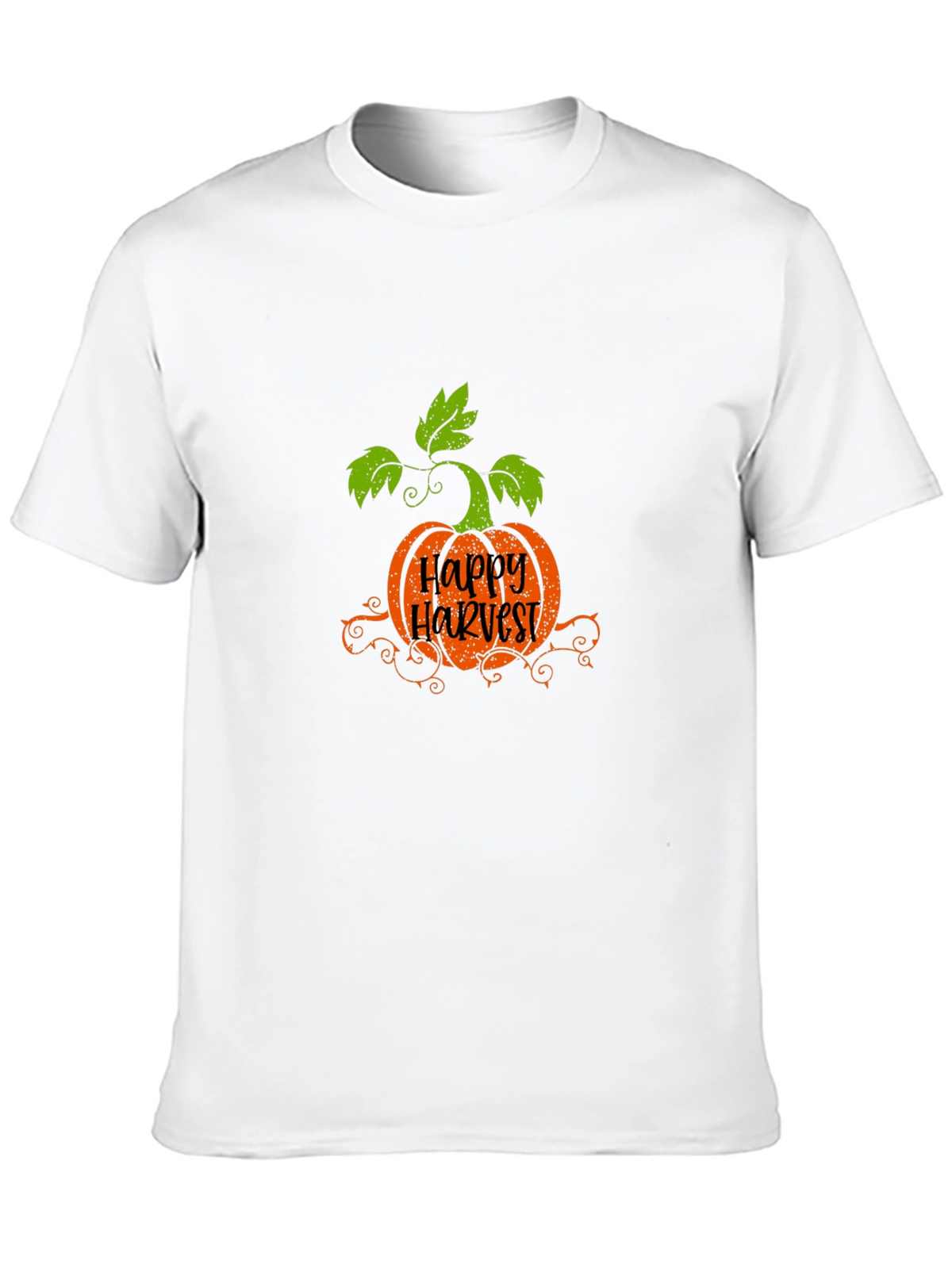 Happy Harvest Pumpkin Graphic T-Shirt